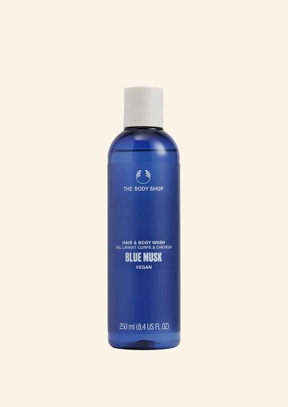 The Body Shop Blue Musk Hair And Body Wash 250ML