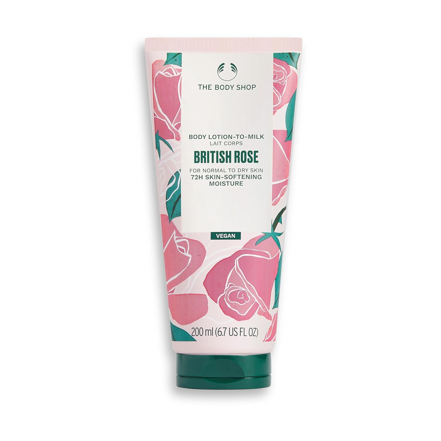 The Body Shop British Rose Body Lotion 6.7 Ounces - BEAUTY BRATS
