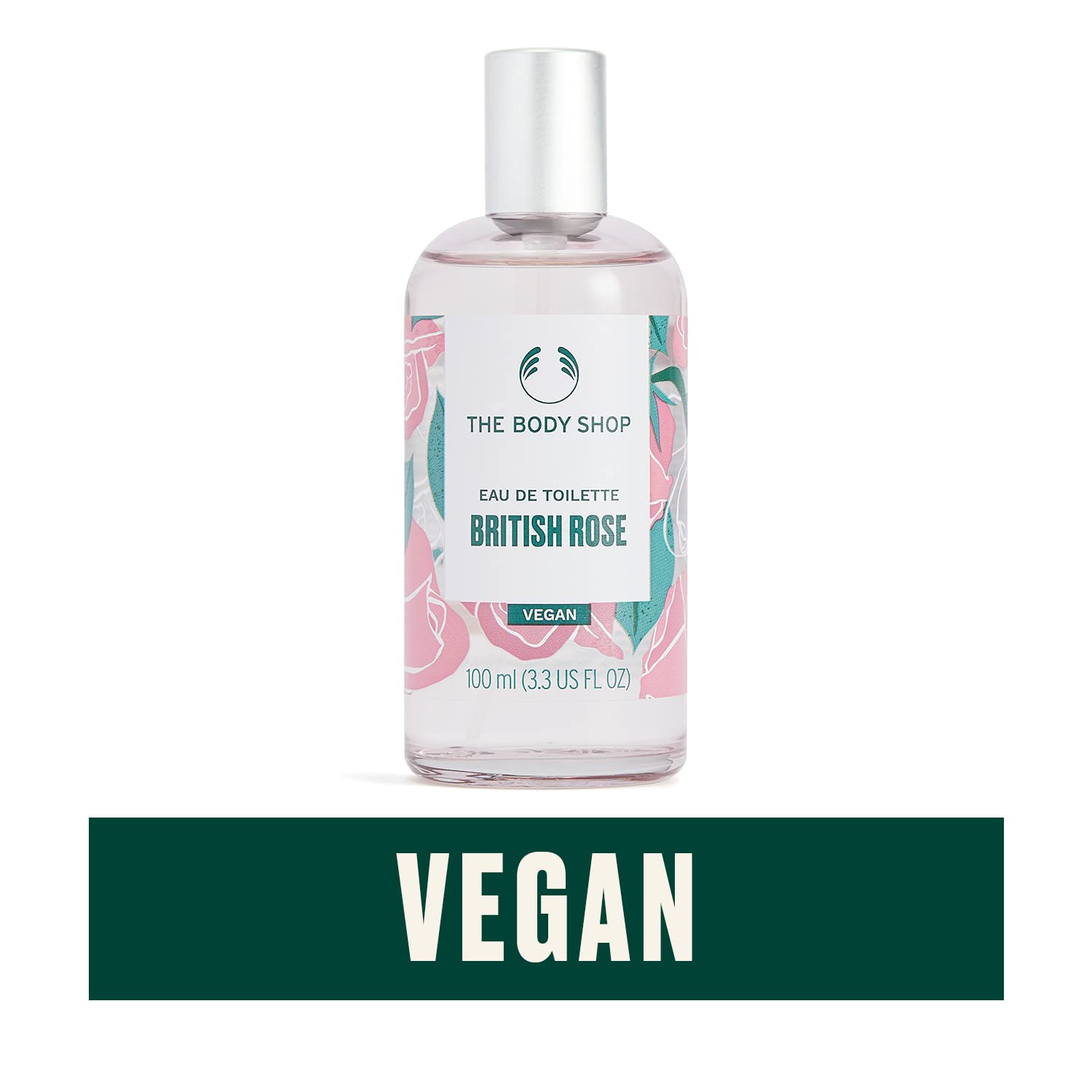 The Body Shop British Rose Eau De Toilette – Fresh Dewy Fragrance – Vegan – 3.3 oz - BEAUTY BRATS