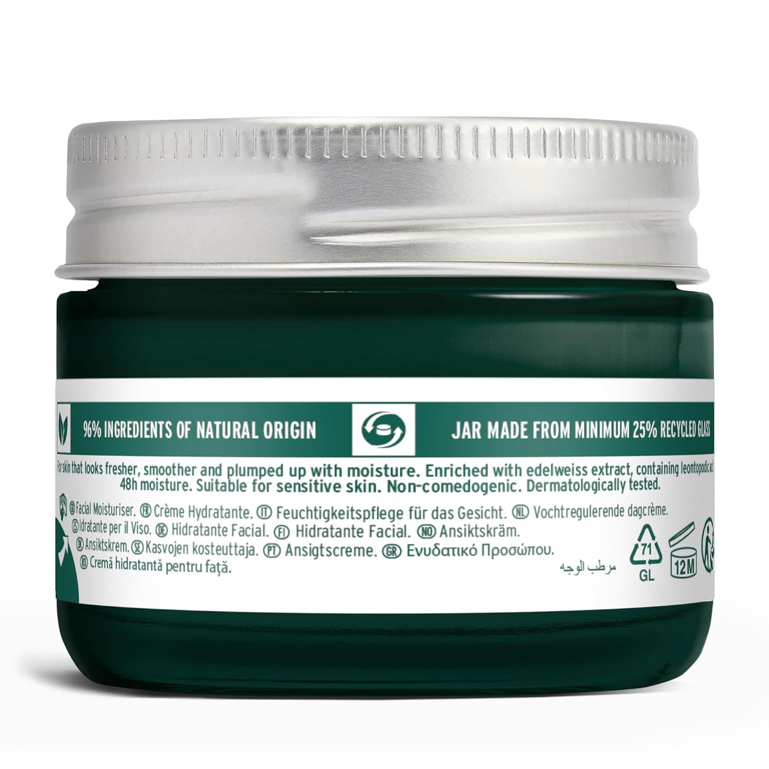 The Body Shop Edelweiss Smoothing Day Cream – For Smoother Looking Skin – Vegan – 50ml - BEAUTY BRATS