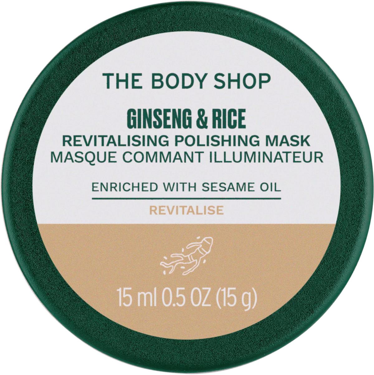 The Body Shop Ginseng And Rice Revitalising Polishing Mask 15ML