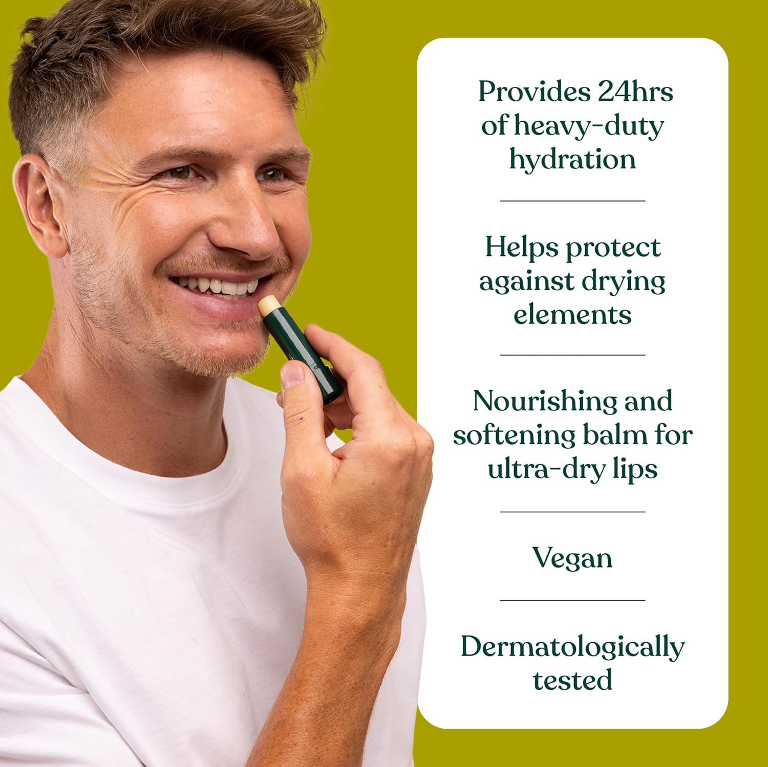 The Body Shop Hemp Heavy Duty Lip Care, 0.14 Oz,Green - BEAUTY BRATS