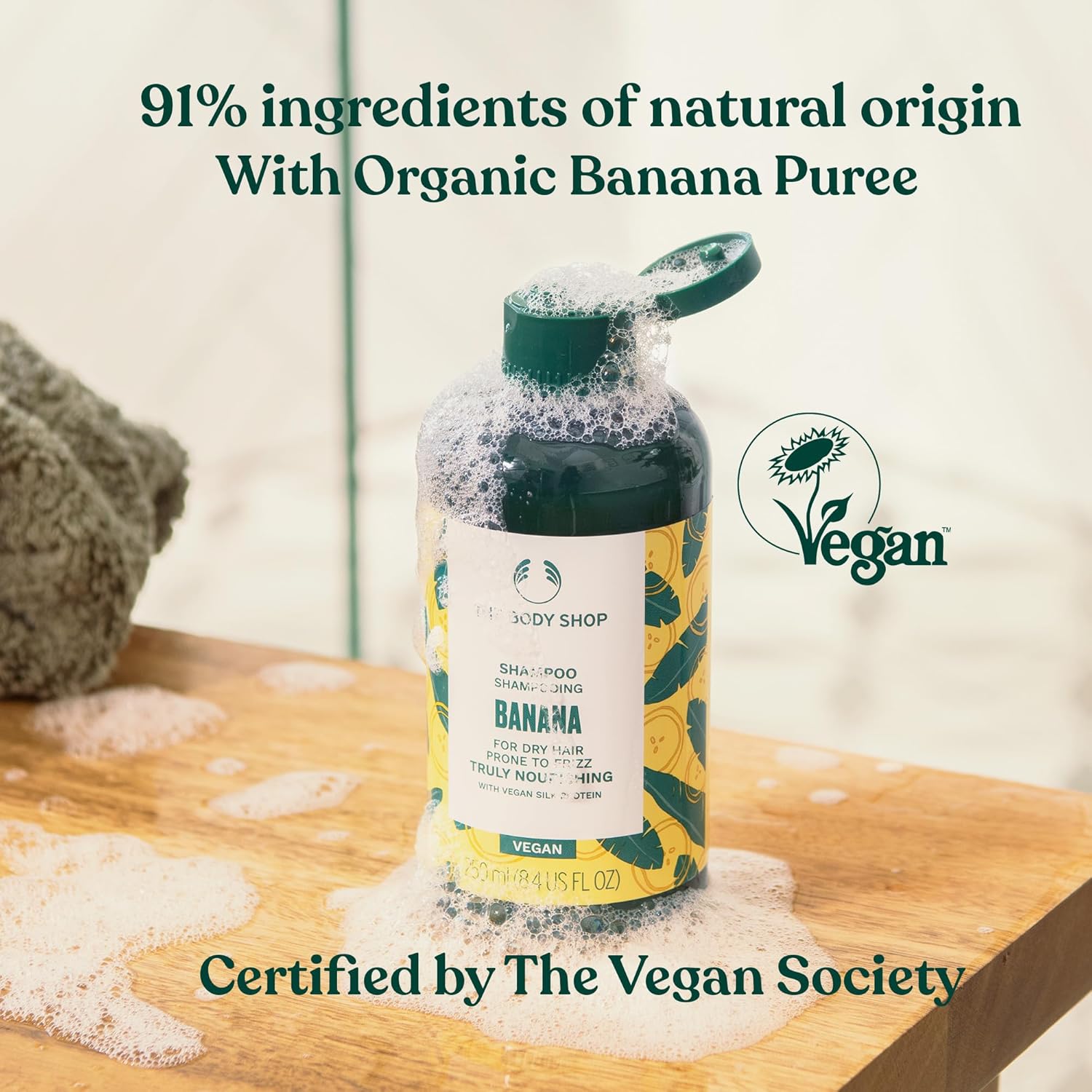 The Body Shop Nourishing Banana Shampoo - 250ml - BEAUTY BRATS