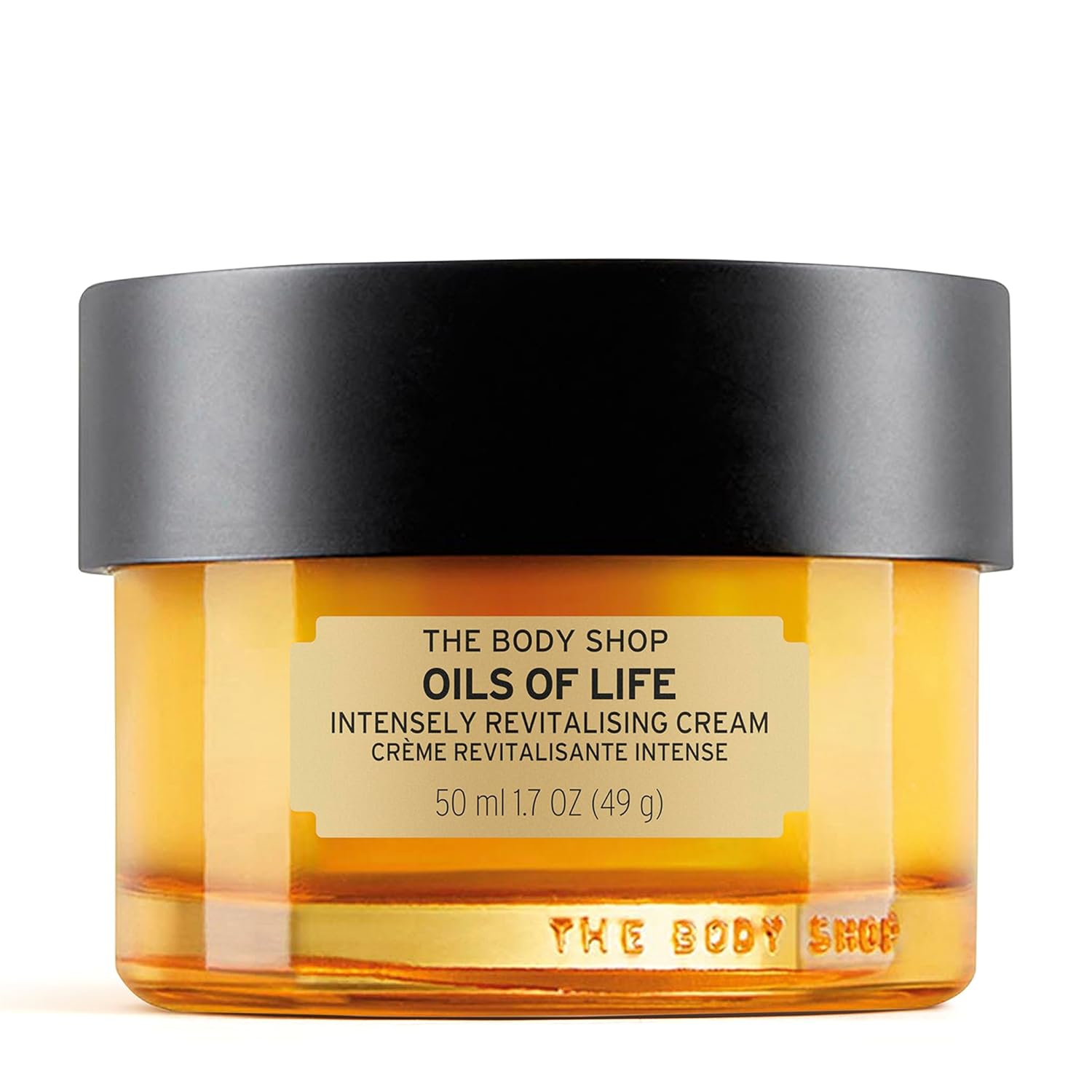 The Body Shop Oils of Life Intensely Revitalizing Cream - Lightweight, Nourishing Cream - Revitalizes Skin - 1.7 Fl Oz - BEAUTY BRATS