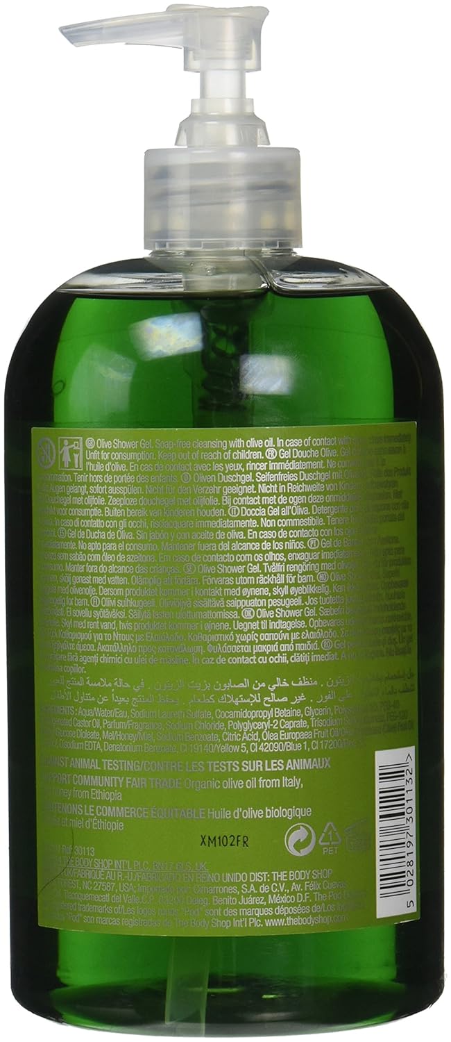 The Body Shop Olive Shower Gel Jumbo, 25.3 Fluid Ounces - BEAUTY BRATS