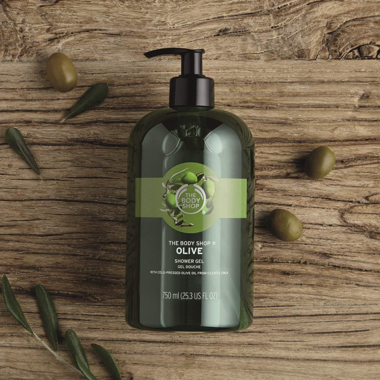 The Body Shop Olive Shower Gel Jumbo, 25.3 Fluid Ounces - BEAUTY BRATS