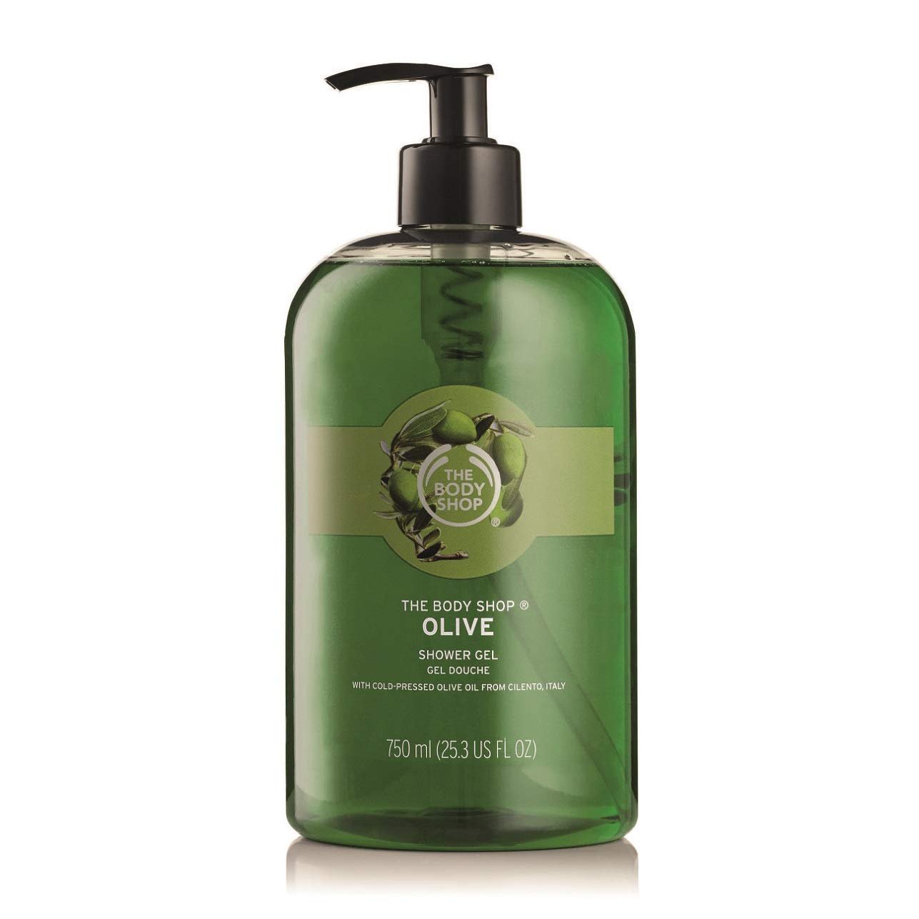 The Body Shop Olive Shower Gel Jumbo, 25.3 Fluid Ounces - BEAUTY BRATS