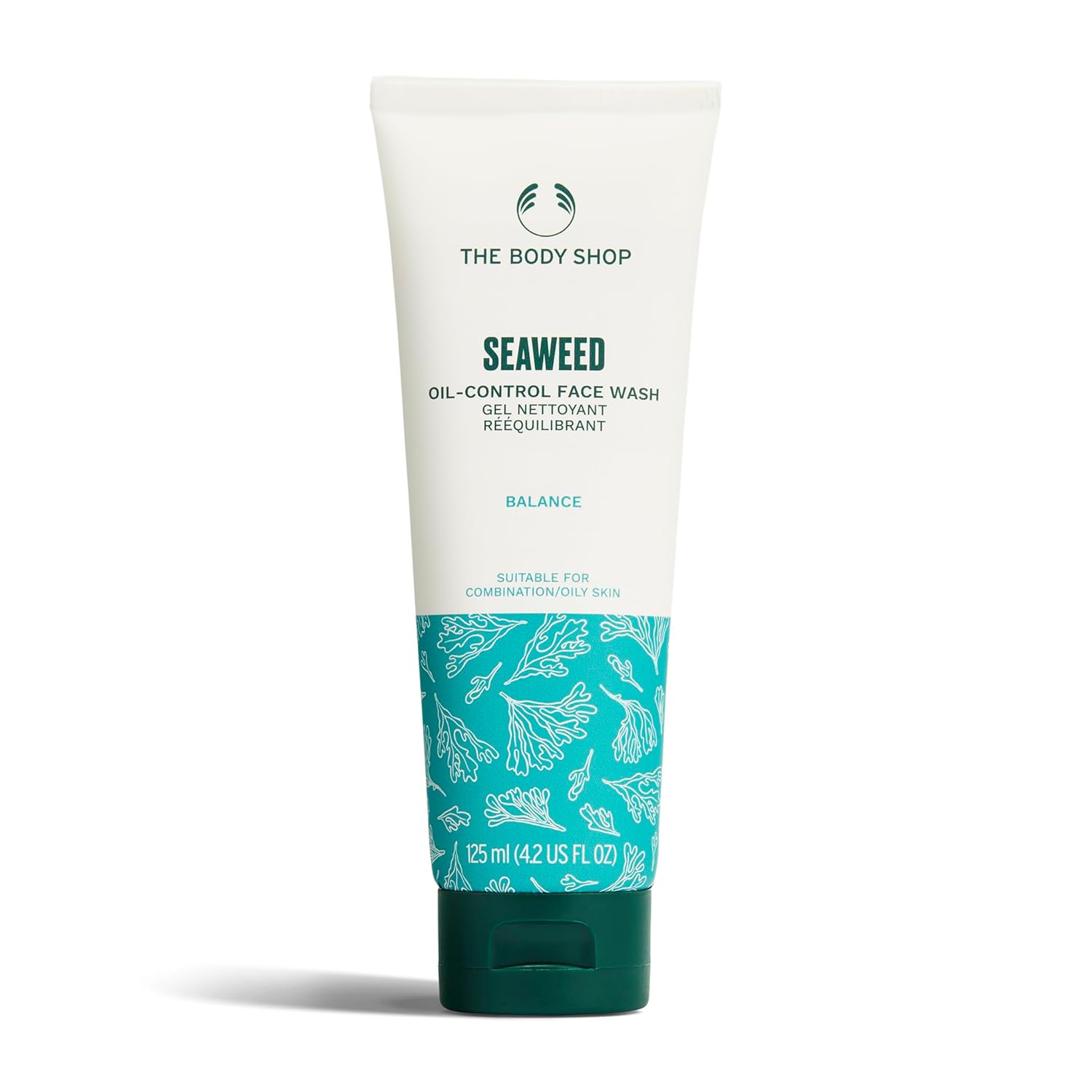 The Body Shop Seaweed Gel Cleanser, For Oily and Combination Skin, Vegan, 125ml - BEAUTY BRATS