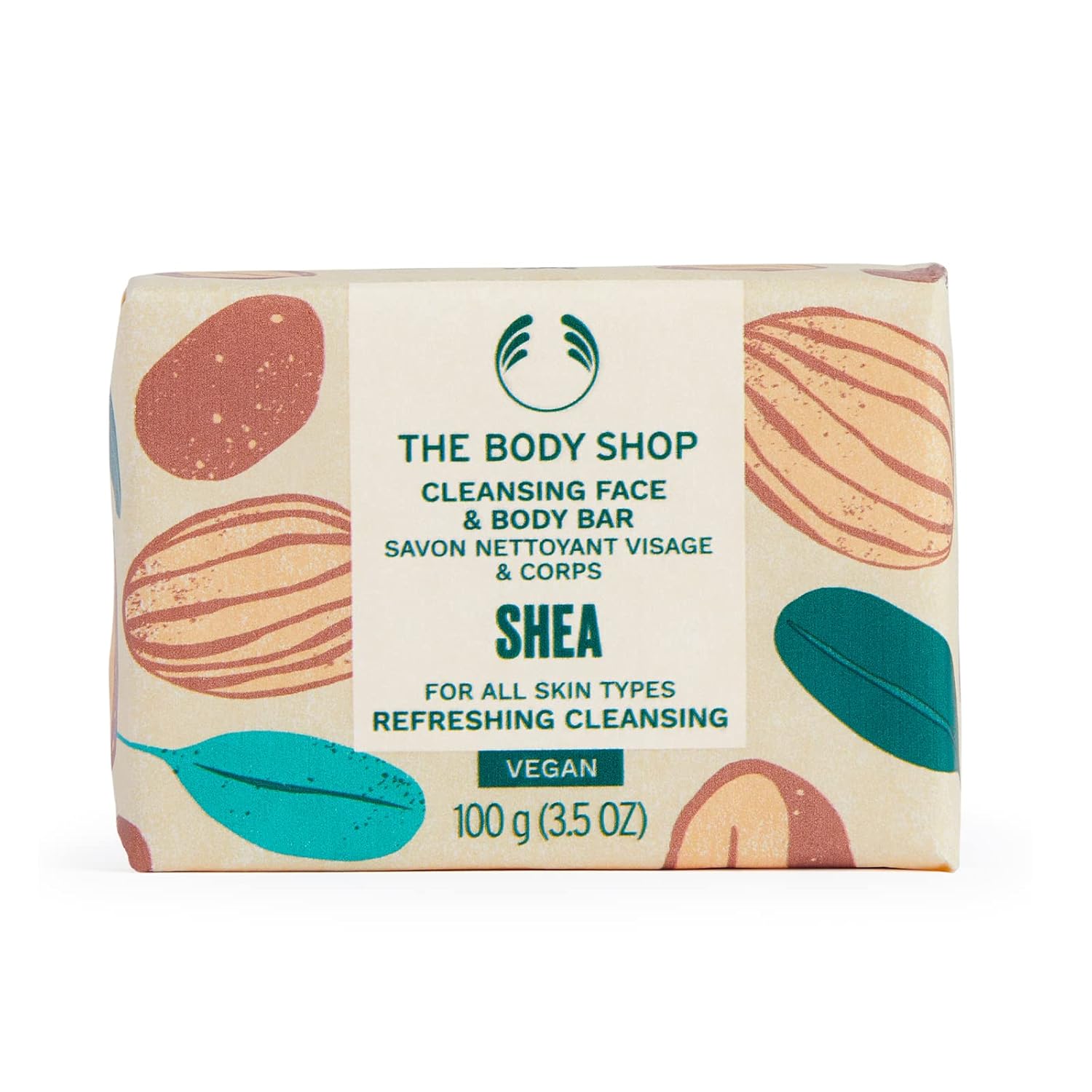 The Body Shop Shea Cleansing Face & Body Bar – Refreshing & Energizing – Vegan – 3.5oz - BEAUTY BRATS