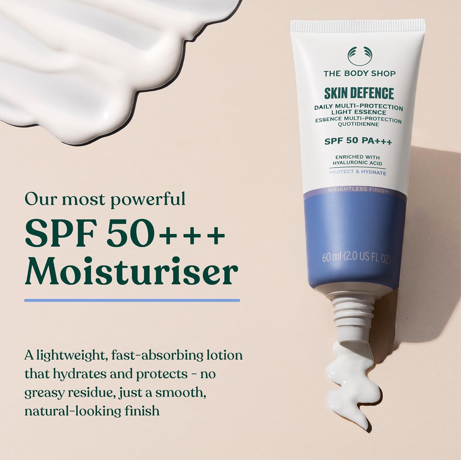 The Body Shop Skin Defence Multi Protection Light Essence SPF 50 PA +++ - BEAUTY BRATS