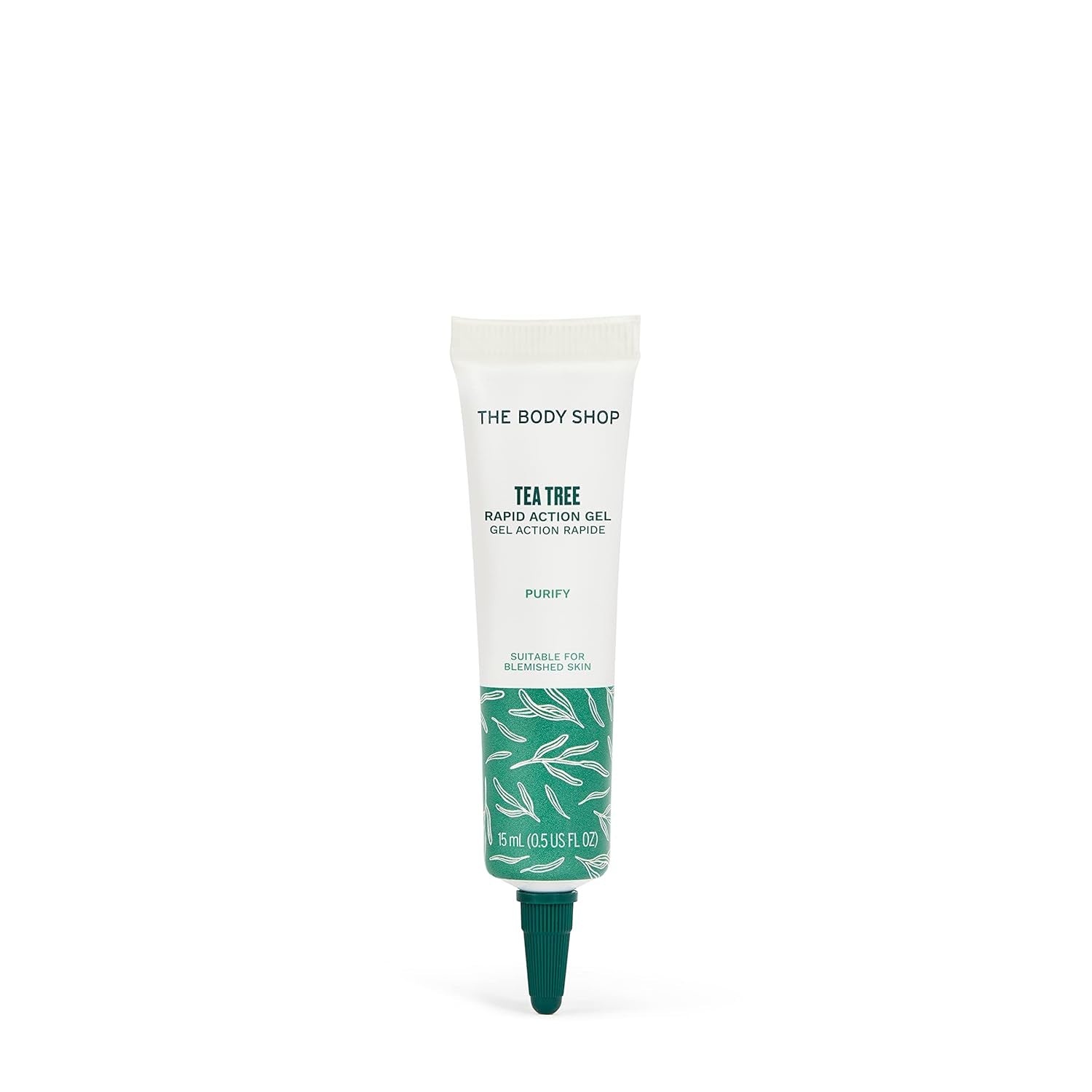 The Body Shop Tea Tree Rapid Action Gel, for Oily, Blemished Skin, Purifying, Vegan 0.5 Fl Oz - BEAUTY BRATS