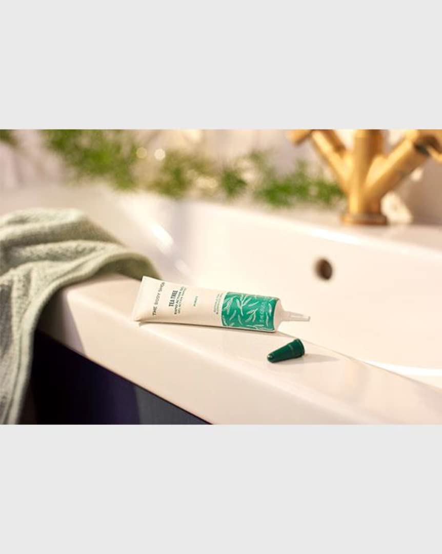 The Body Shop Tea Tree Rapid Action Gel, for Oily, Blemished Skin, Purifying, Vegan 0.5 Fl Oz - BEAUTY BRATS