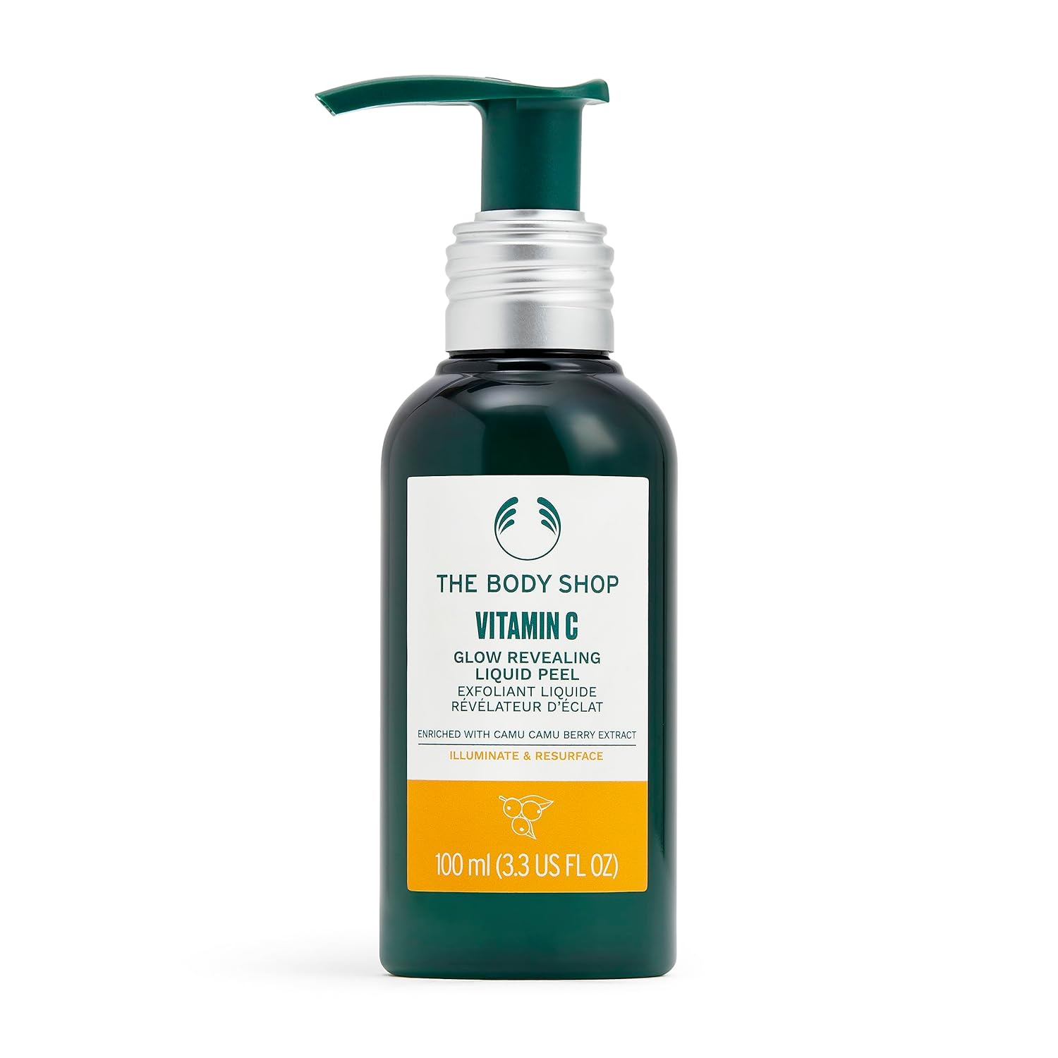 The Body Shop Vitamin C Glow - Revealing Liquid Peel - Illumitate & Resurface - 3.3 Fl Oz - BEAUTY BRATS