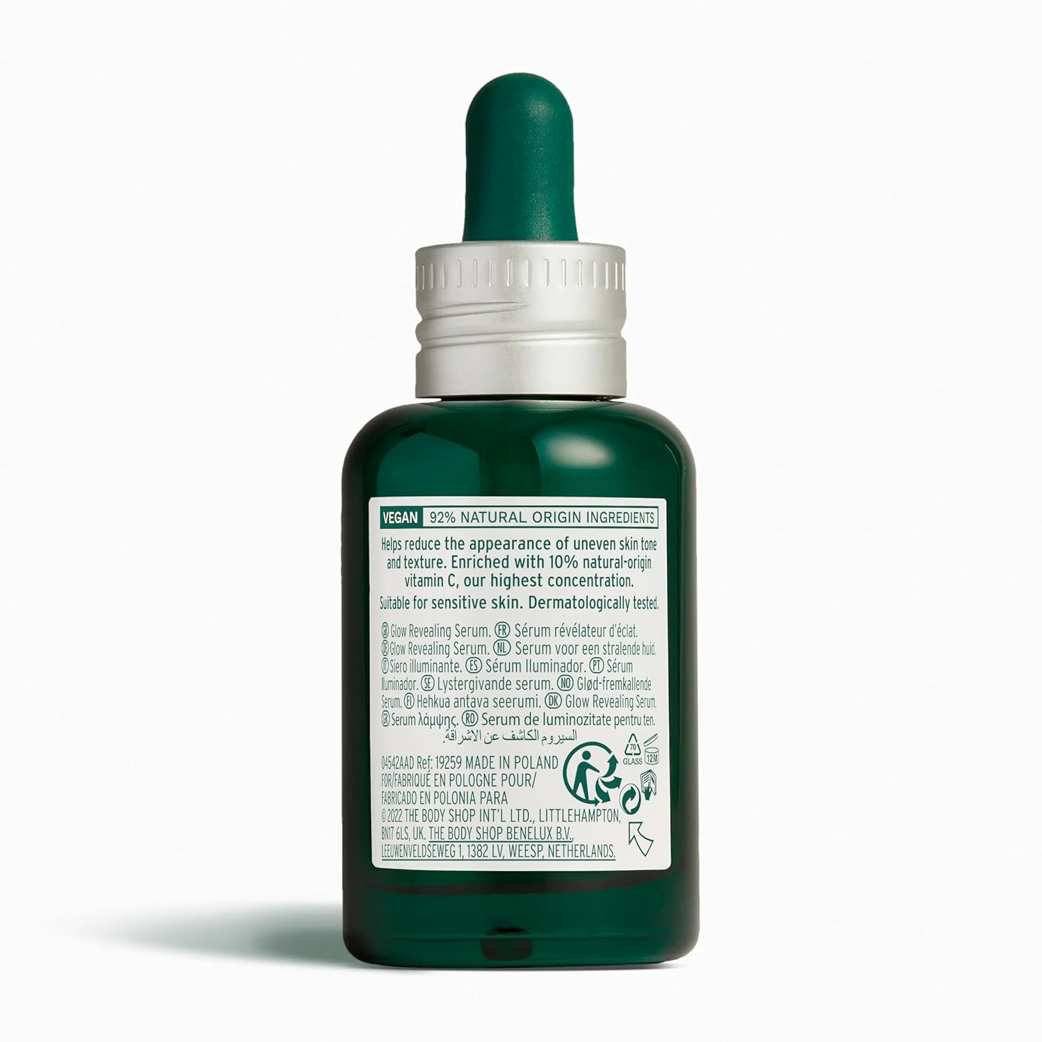 The Body Shop Vitamin C Glow Revealing Serum – For Dull & Tired Skin – Vegan – 30ml - BEAUTY BRATS