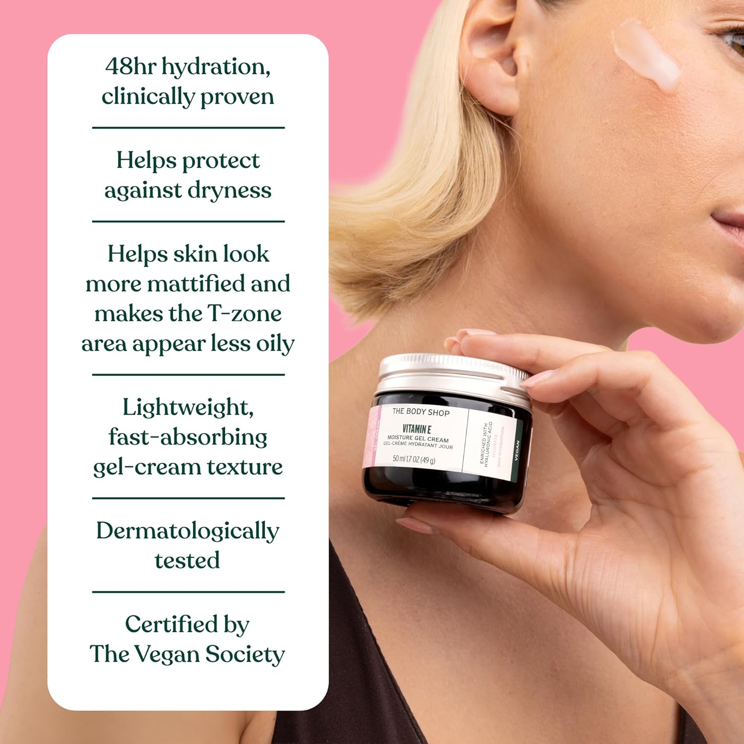 The Body Shop Vitamin E Gel Moisture Cream, 1.7 Oz - BEAUTY BRATS