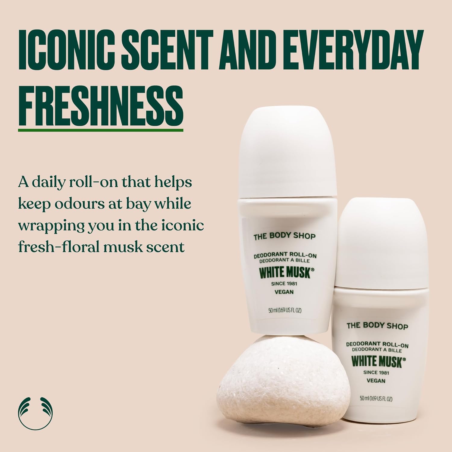 The Body Shop White Musk Deodorant, 50ml - BEAUTY BRATS