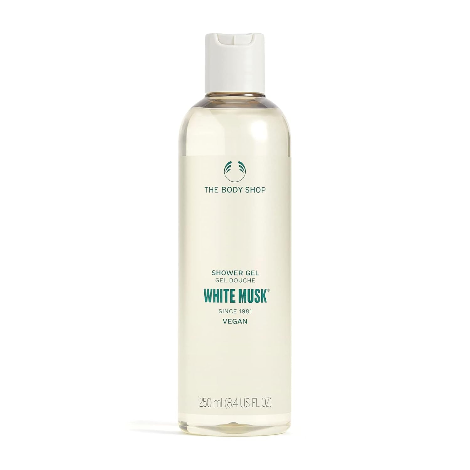 The Body Shop White Musk Shower Gel – Fresh, Floral Cleanse from Head - to - Toe – Vegan – 8.4 Fl Oz - BEAUTY BRATS