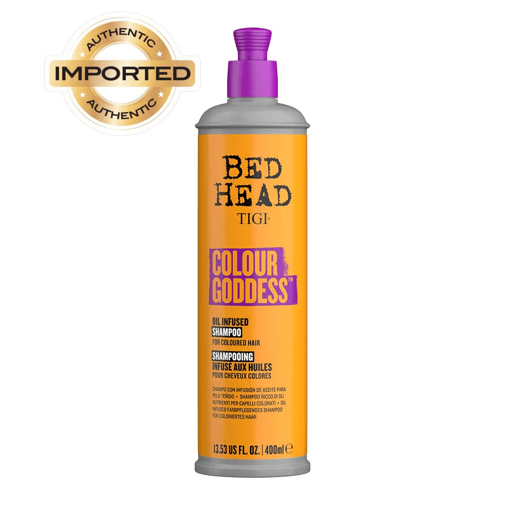 TIGI Bed Head - Colour Goddess Oil Infused Shampoo For Coloured Hair (400mL) - BEAUTY BRATS