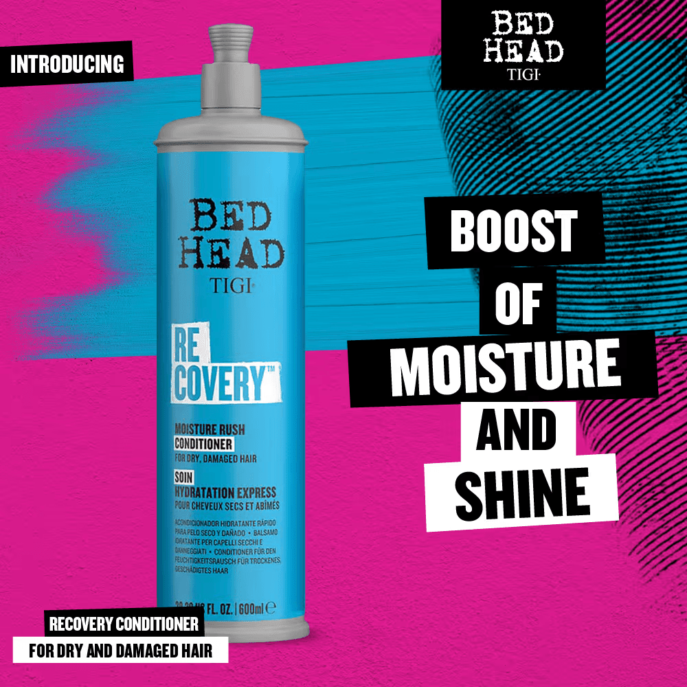 TIGI Bed Head - Recovery Moisture Rush Hair Conditioner For Dry & Damaged Hair (400mL) - BEAUTY BRATS