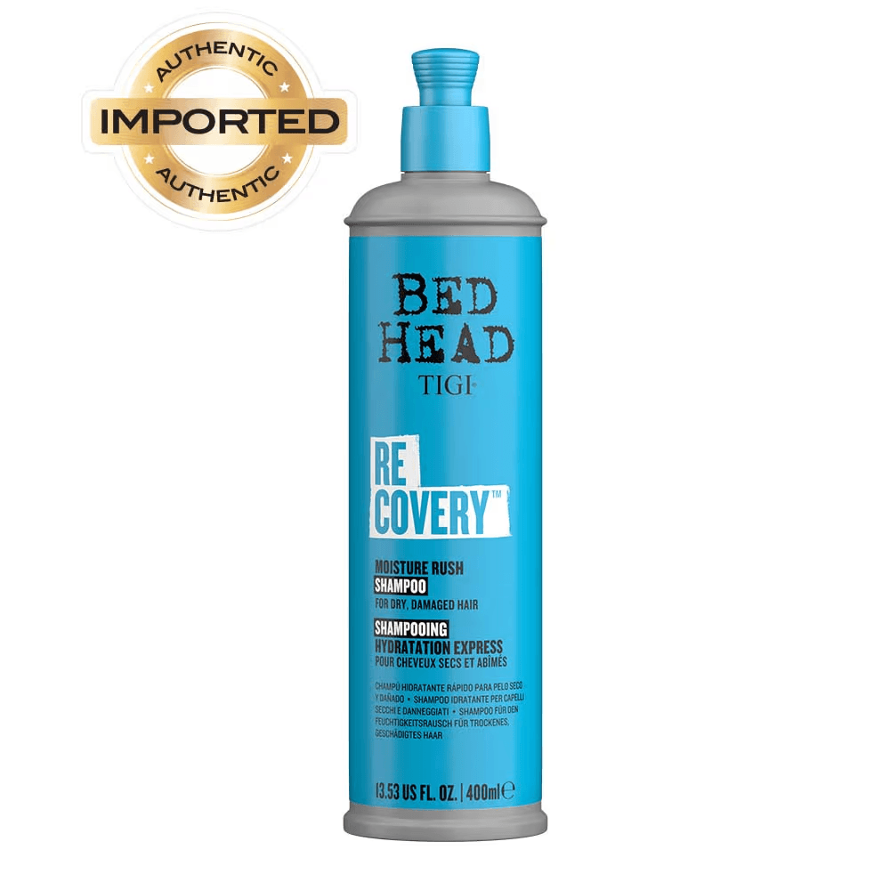 TIGI Bed Head - Recovery Moisture Rush Shampoo For Dry & Damaged Hair (400mL) - BEAUTY BRATS