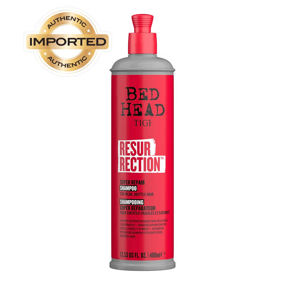 TIGI Bed Head - Resurrection Super Repair Shampoo For Weak And Brittle Hair (400mL) - BEAUTY BRATS