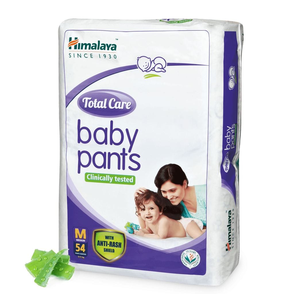 Himalaya Total Care Baby Pants [Medium-M-54s-Pants Diapers]