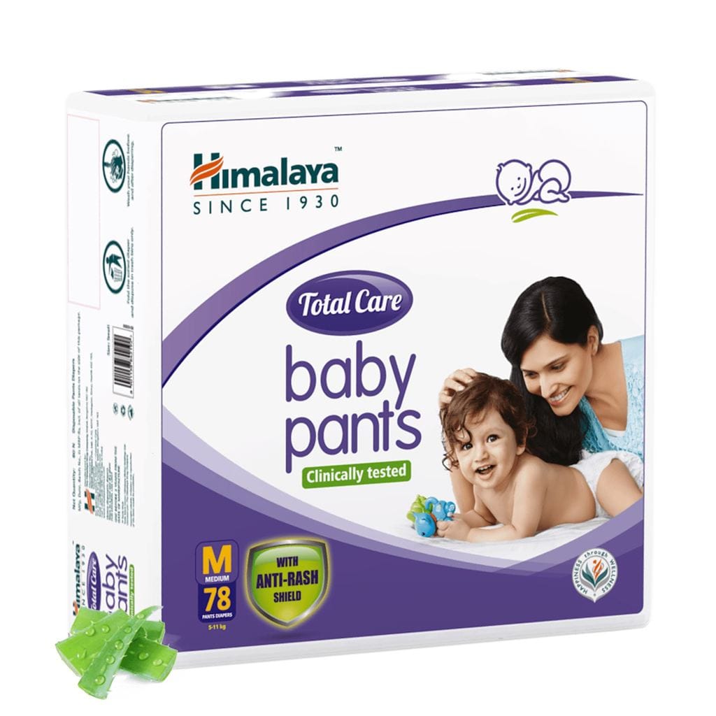 Himalaya Total Care Baby Pants Medium (M) 78s Pants Diapers