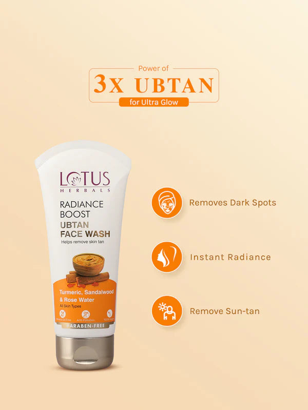 Lotus Herbals - Radiance Boost Ubtan Facewash