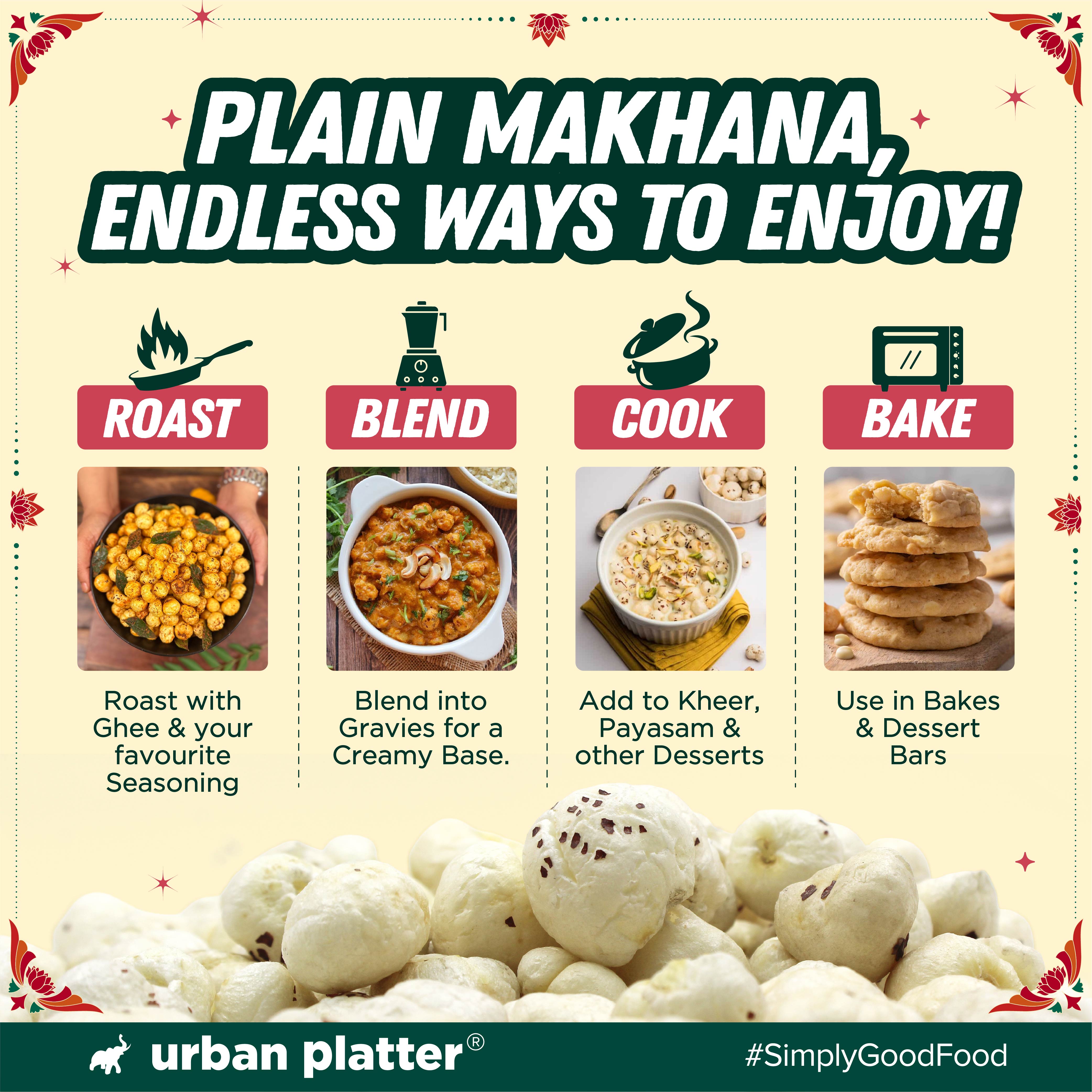 Urban Platter Makhana usage