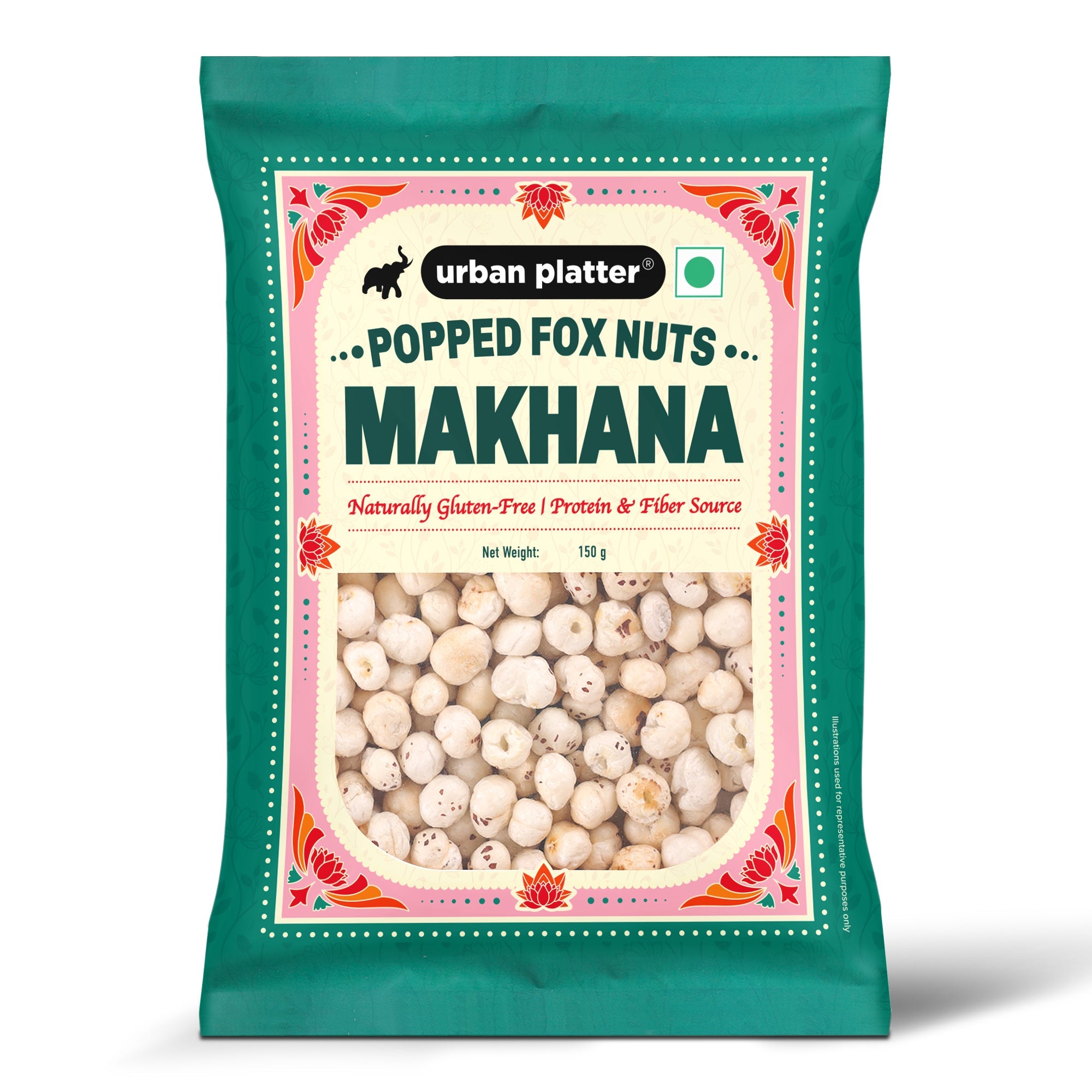 Urban Platter Makhana 150g front