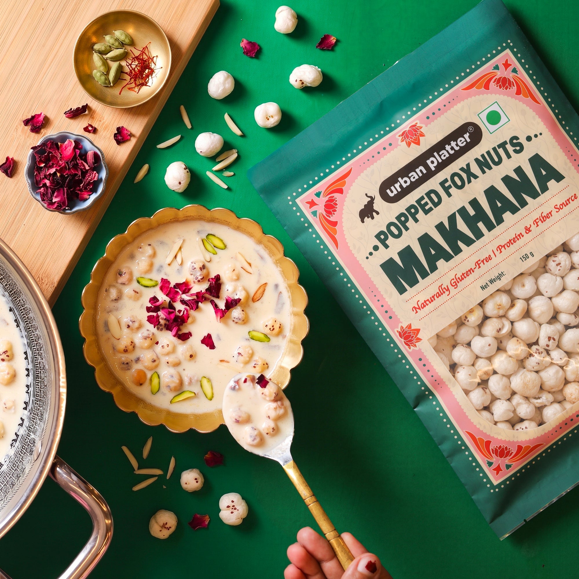 Urban Platter Makhana serving suggestion