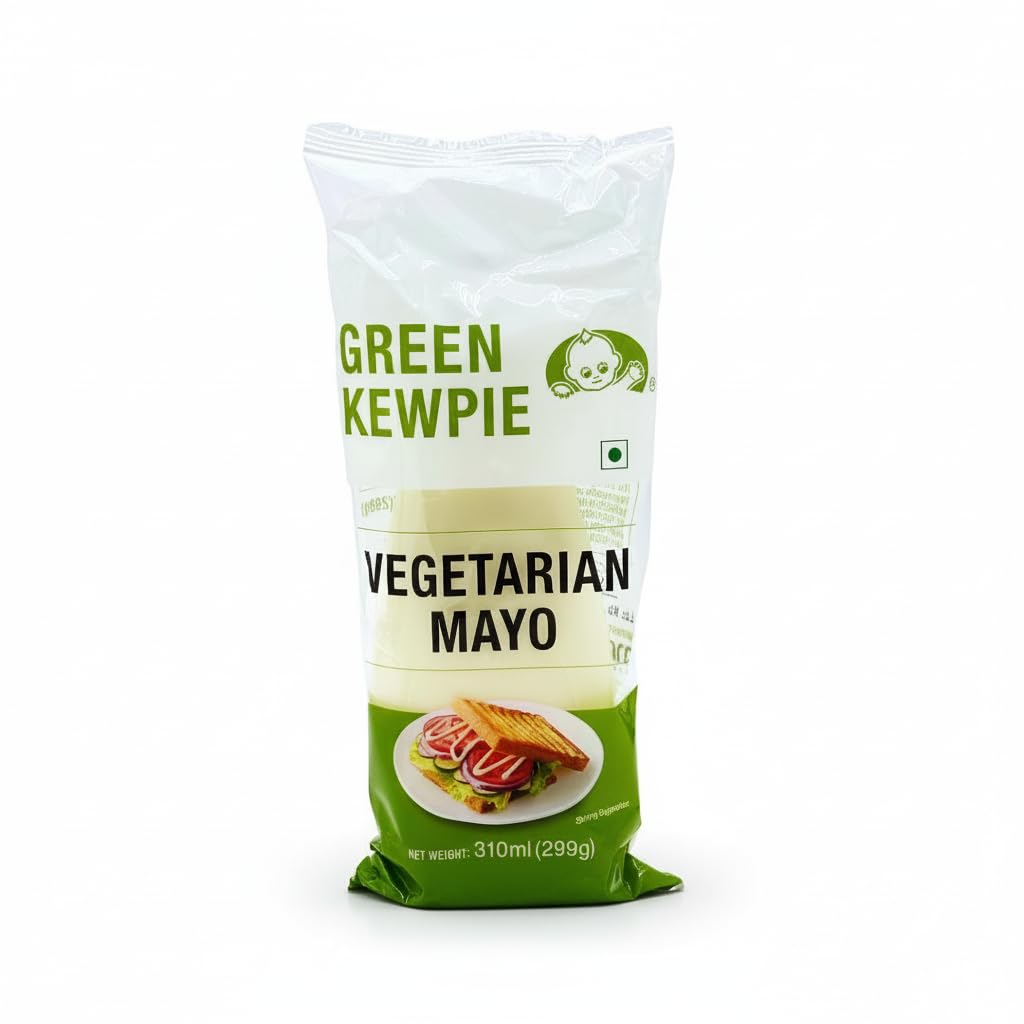 Green Kewpie Vegetarian Mayonnaise 310ml front