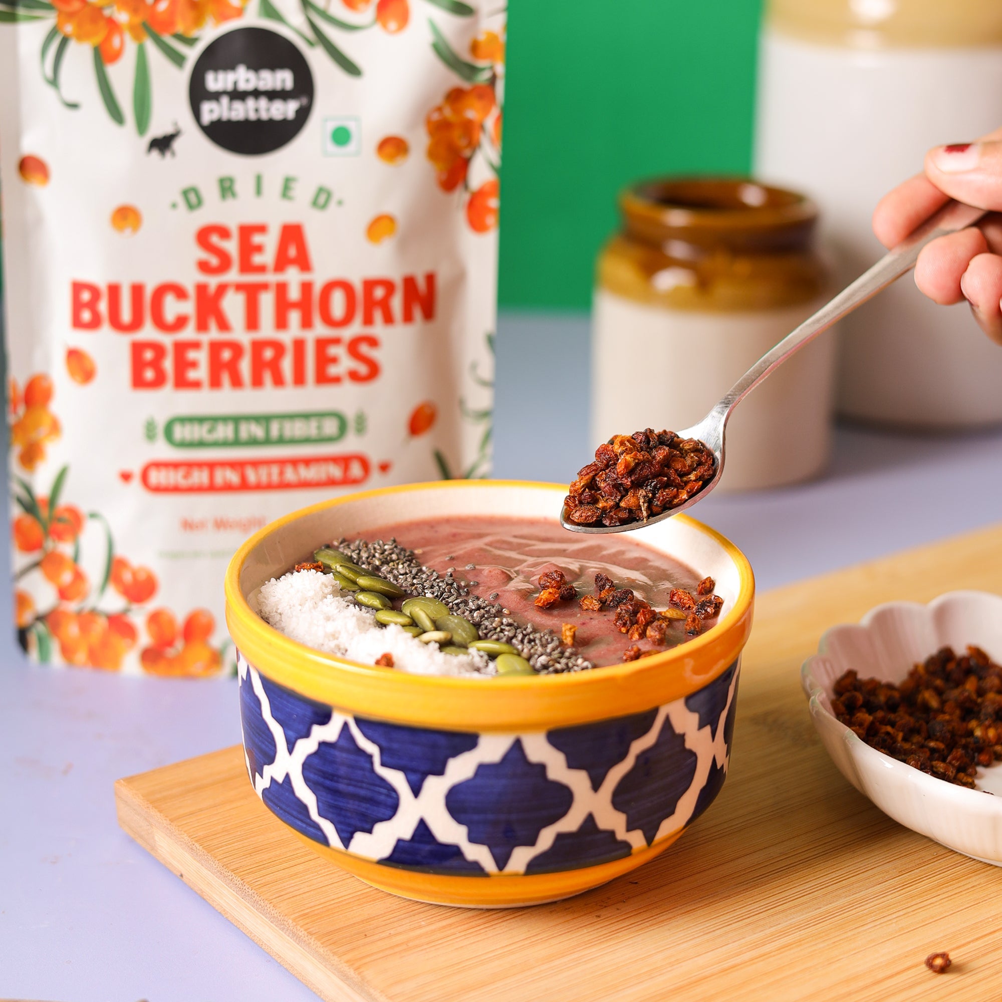 Urban Platter Dried Sea Buckthorn Berries 100g image 4