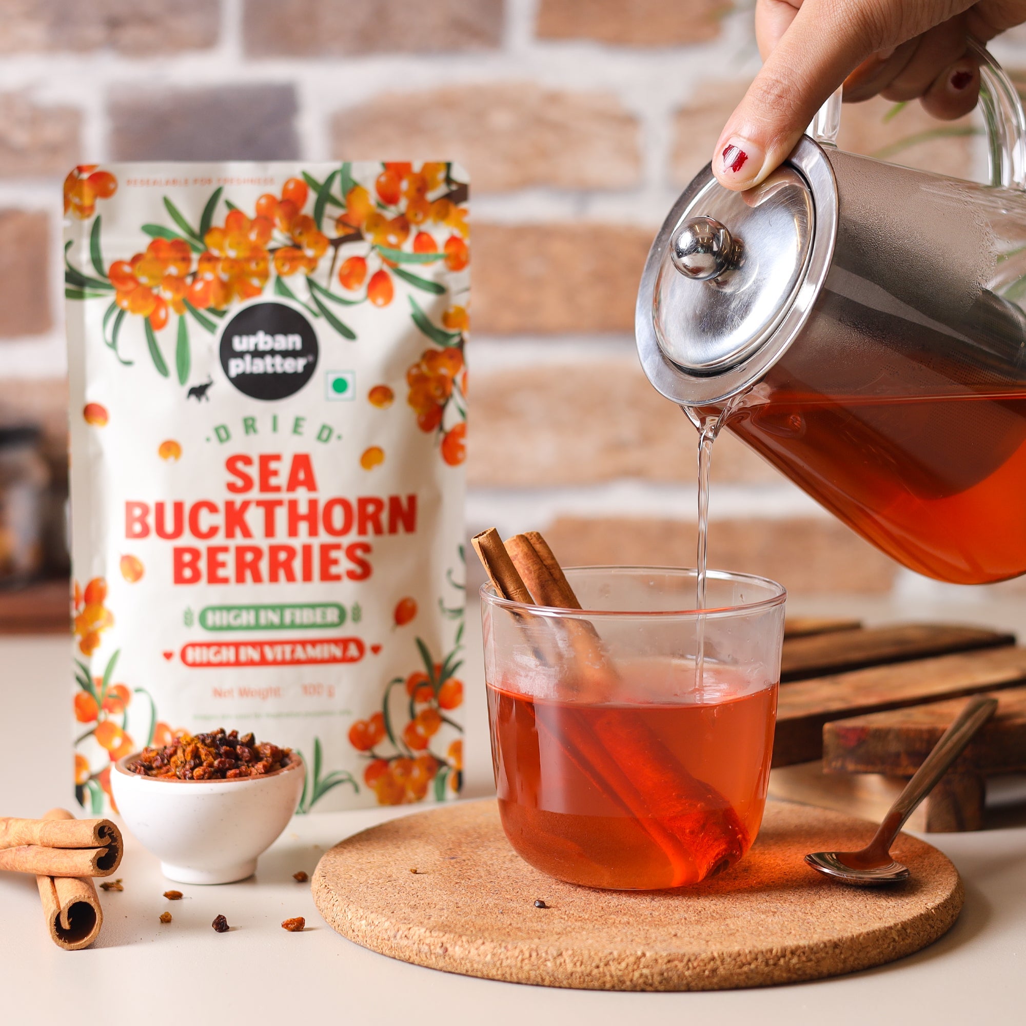 Urban Platter Dried Sea Buckthorn Berries 100g image 10