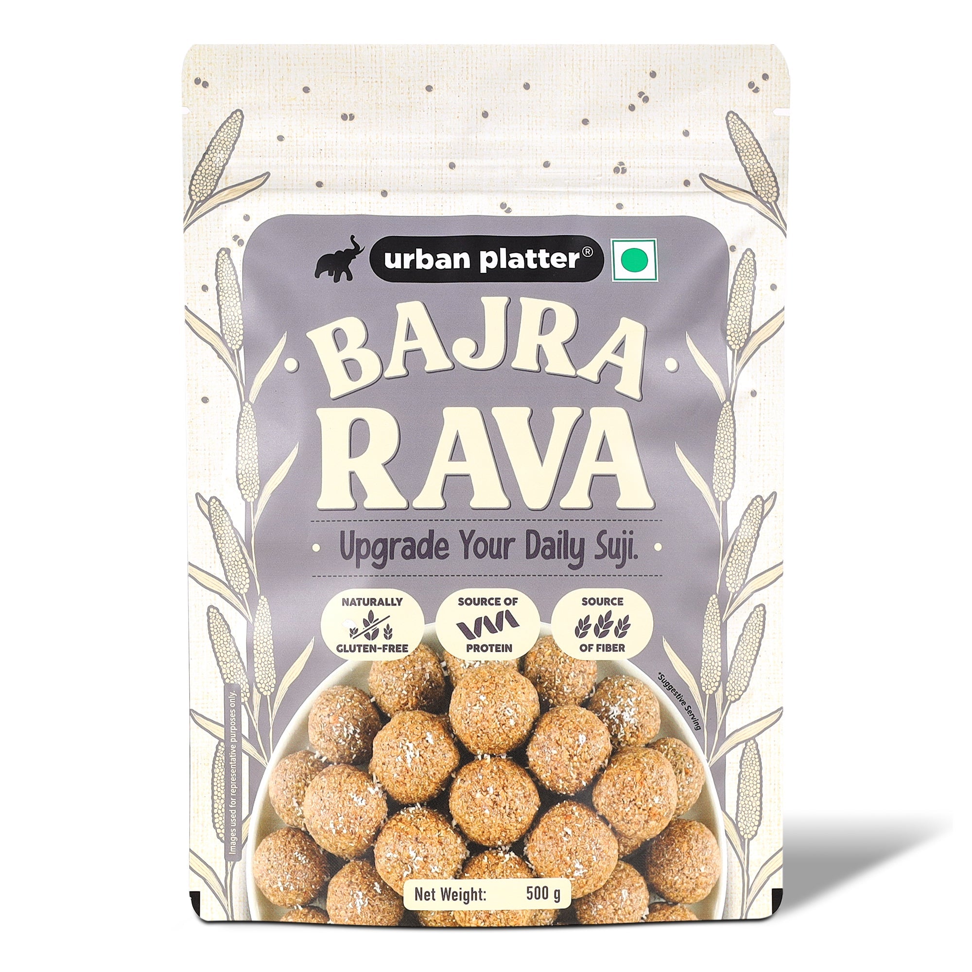 Urban Platter Bajra Rava 500g image 1