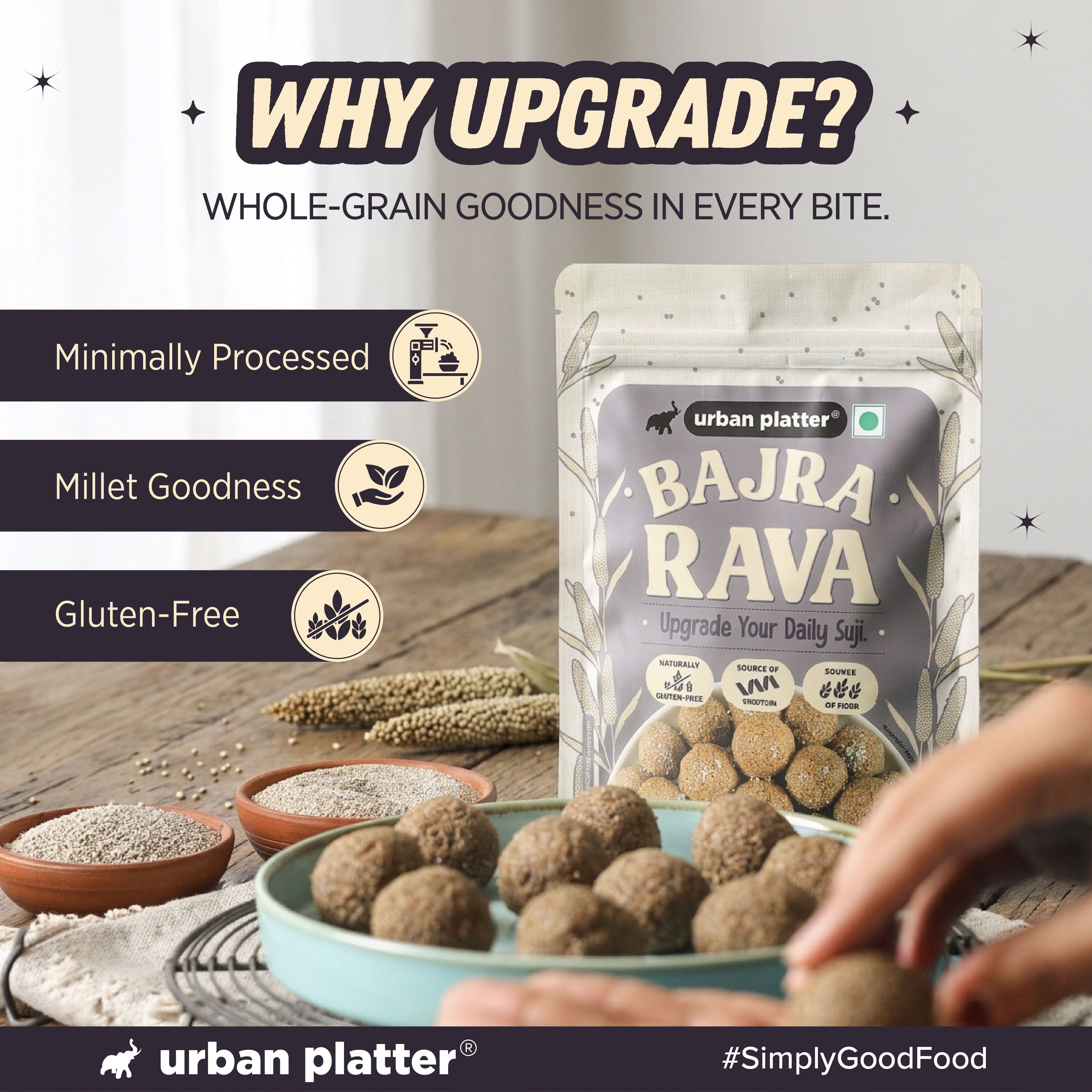 Urban Platter Bajra Rava 500g image 4