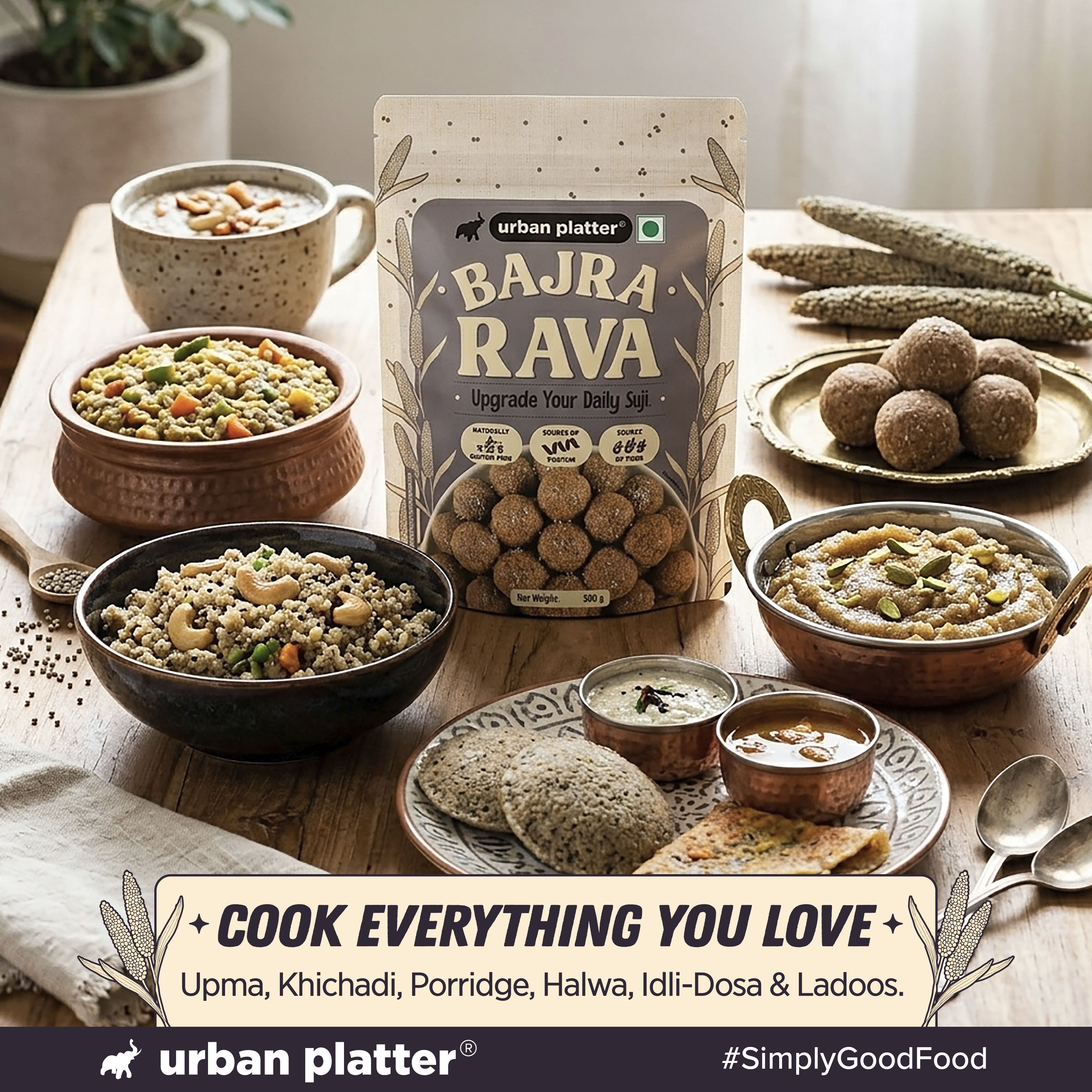 Urban Platter Bajra Rava 500g image 6