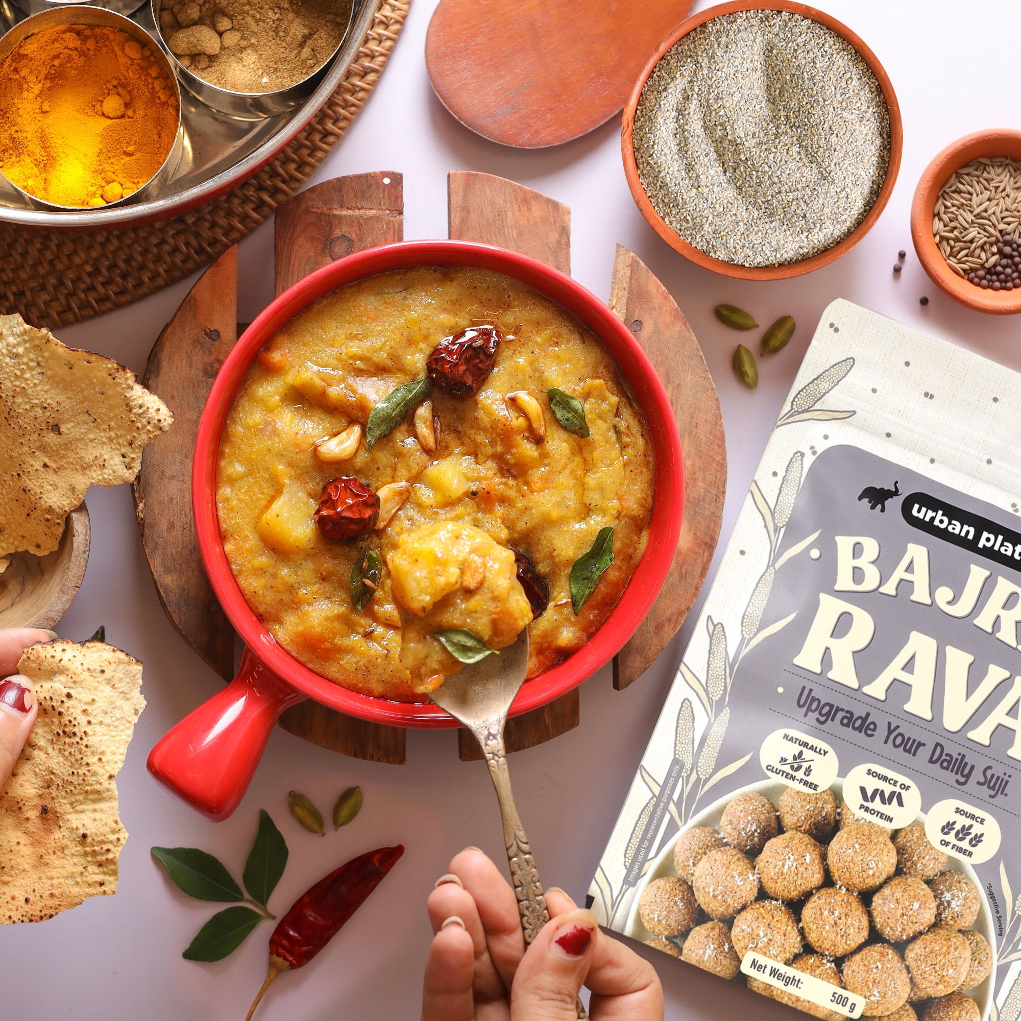 Urban Platter Bajra Rava 500g image 8