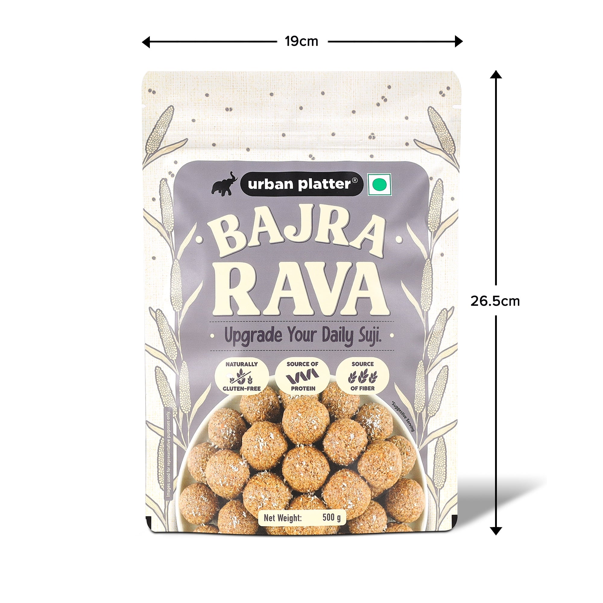 Urban Platter Bajra Rava 500g image 11