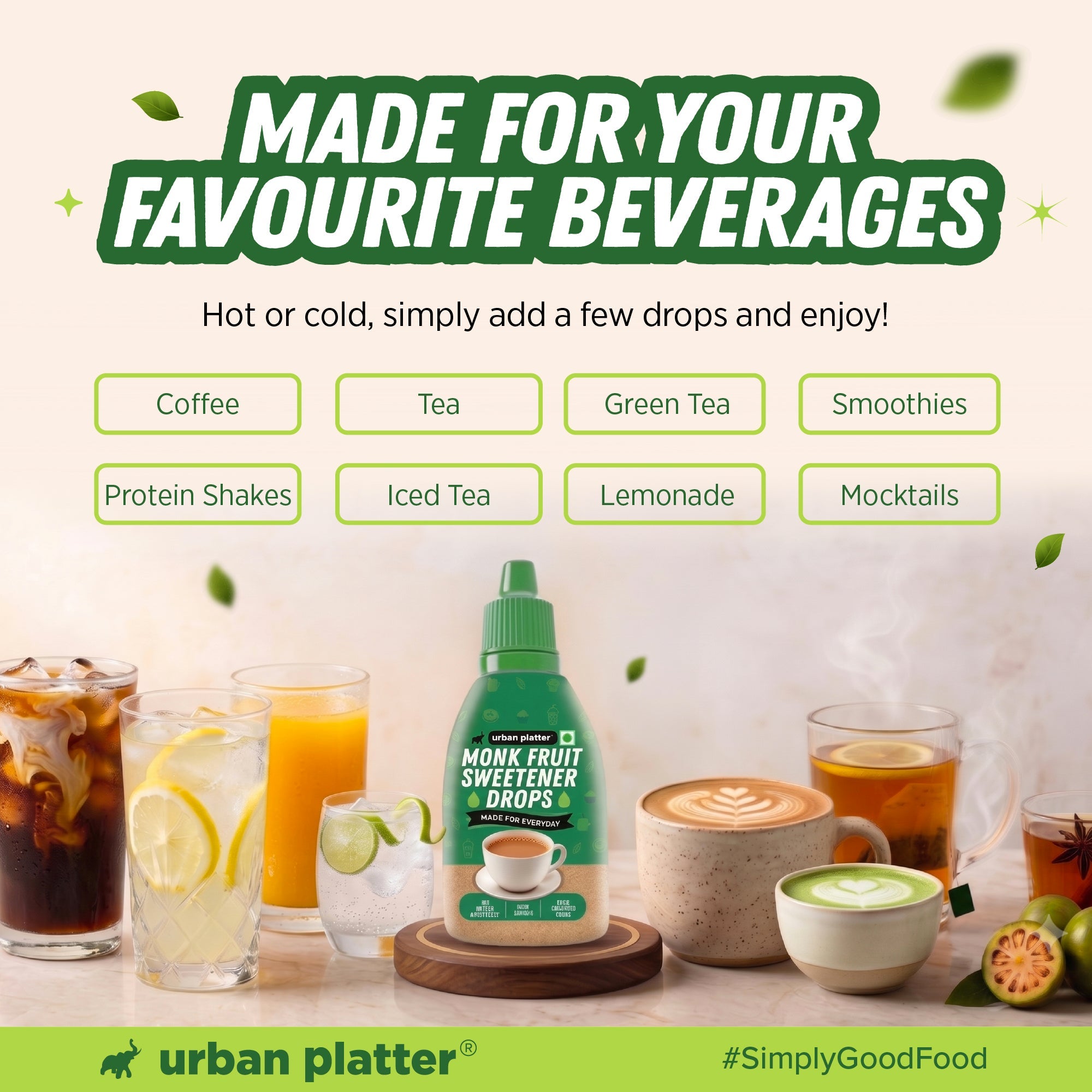 Urban Platter Monk Fruit Sweetener Drops 15ml image 5