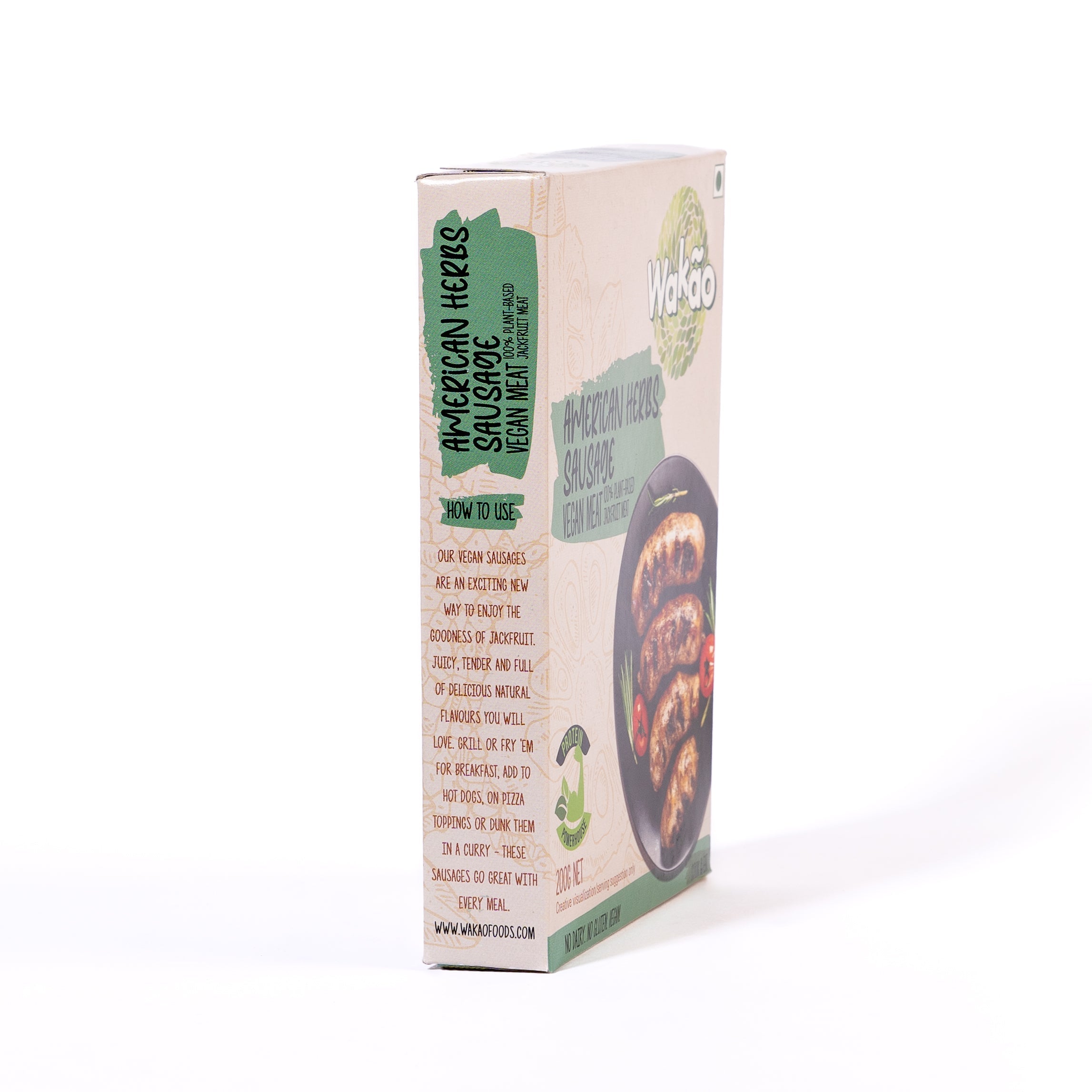 Wakao American Herb Sausages, 200g (Ready to cook) image 4