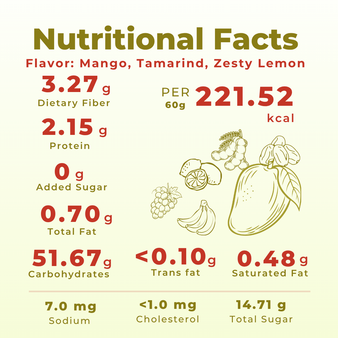 The Only Fruit Pops Mango Tamarind & Zesty Lemon, 60g (Real Fruit Pops | No Added Sugar | High in Fibre | No Preservatives or Artificial Colours & Flavours) image 7