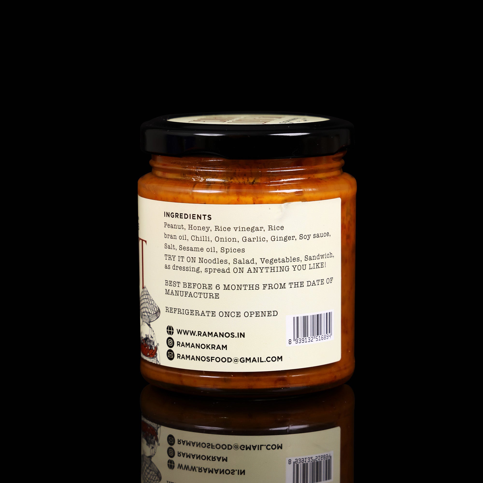 Peanut Sauce, 190g (Creamy Roasted Peanut Sauce | Rich & Nutty | No MSG | No Preservatives | Ready to Use) image 3