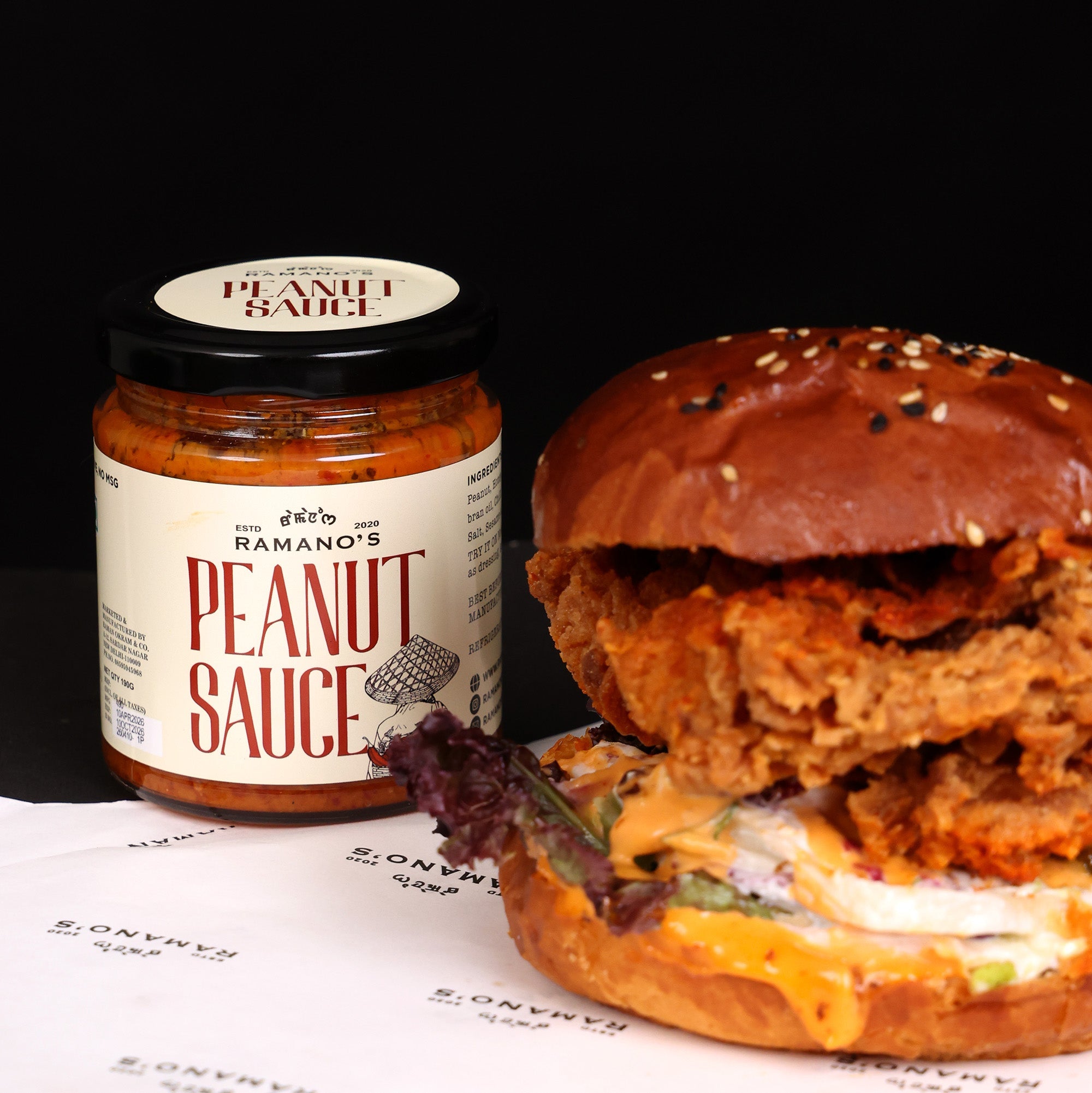 Peanut Sauce, 190g (Creamy Roasted Peanut Sauce | Rich & Nutty | No MSG | No Preservatives | Ready to Use) image 9