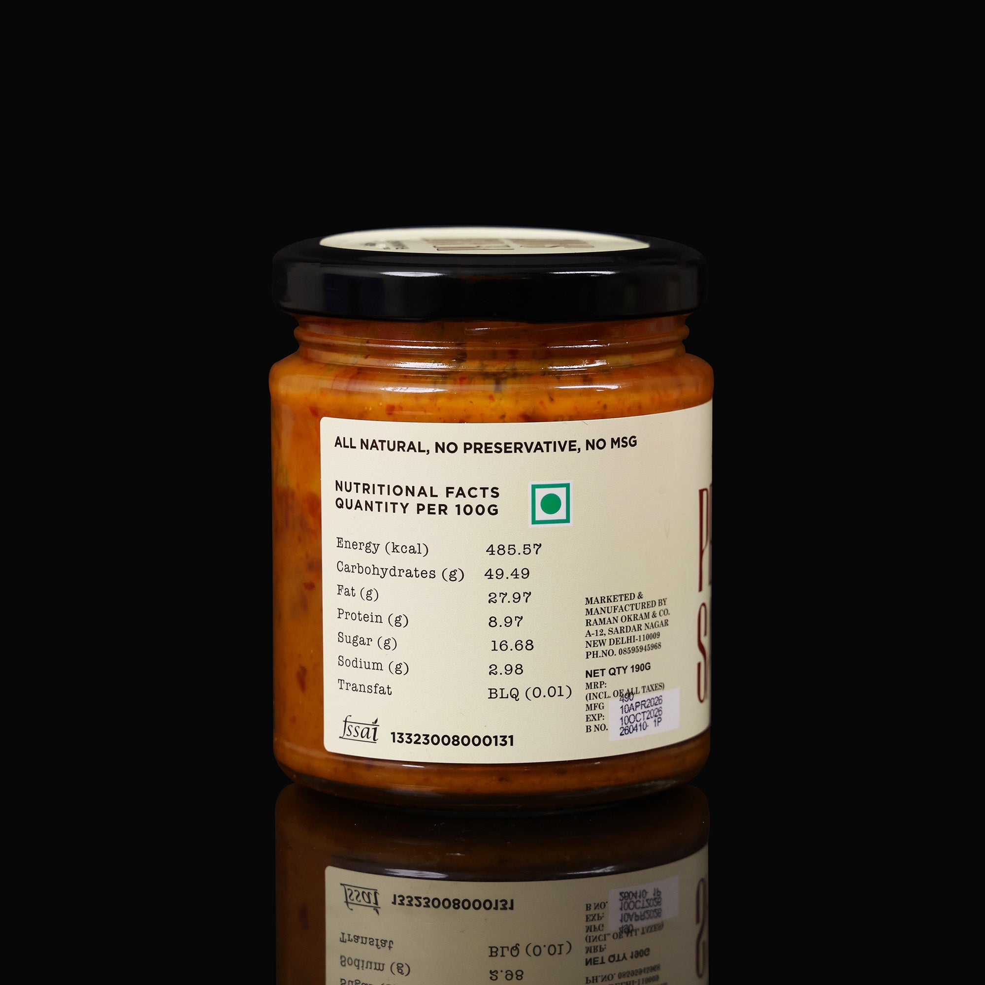 Peanut Sauce, 190g (Creamy Roasted Peanut Sauce | Rich & Nutty | No MSG | No Preservatives | Ready to Use) image 2
