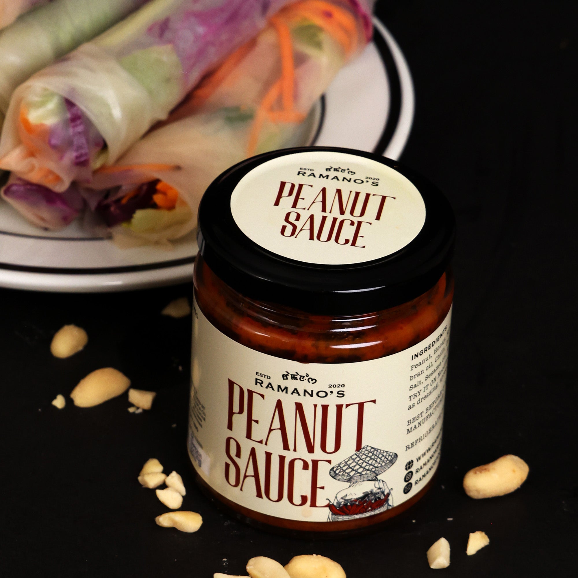 Peanut Sauce, 190g (Creamy Roasted Peanut Sauce | Rich & Nutty | No MSG | No Preservatives | Ready to Use) image 4