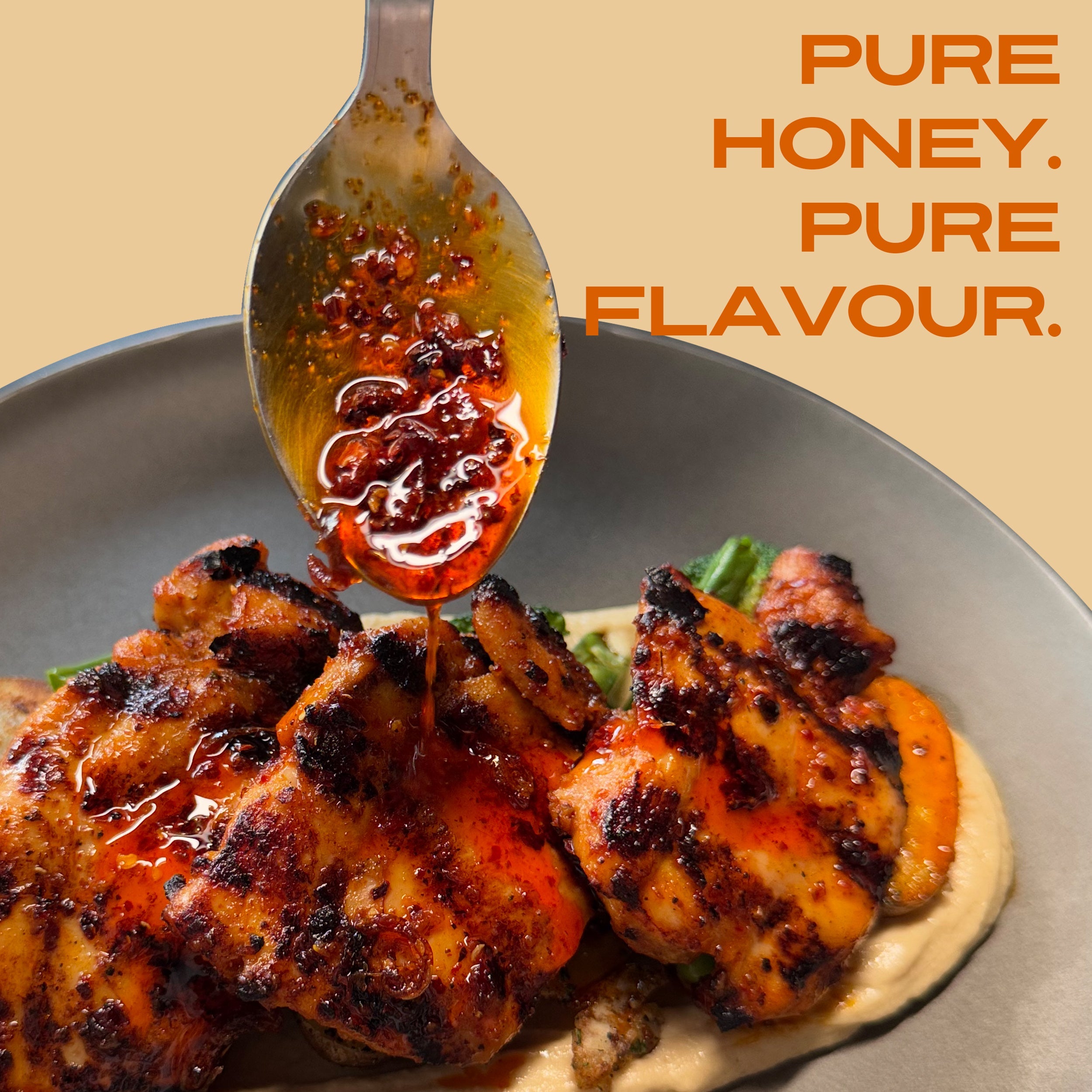 Honey Chilli, 240g (Pure Honey & Chilli Condiment | Sweet & Spicy Drizzle | No MSG | No Soy Sauce) image 4