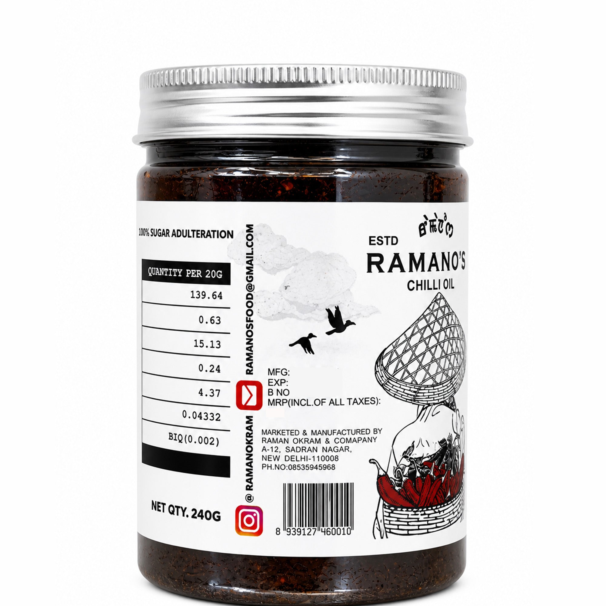 Honey Chilli, 240g (Pure Honey & Chilli Condiment | Sweet & Spicy Drizzle | No MSG | No Soy Sauce) image 2