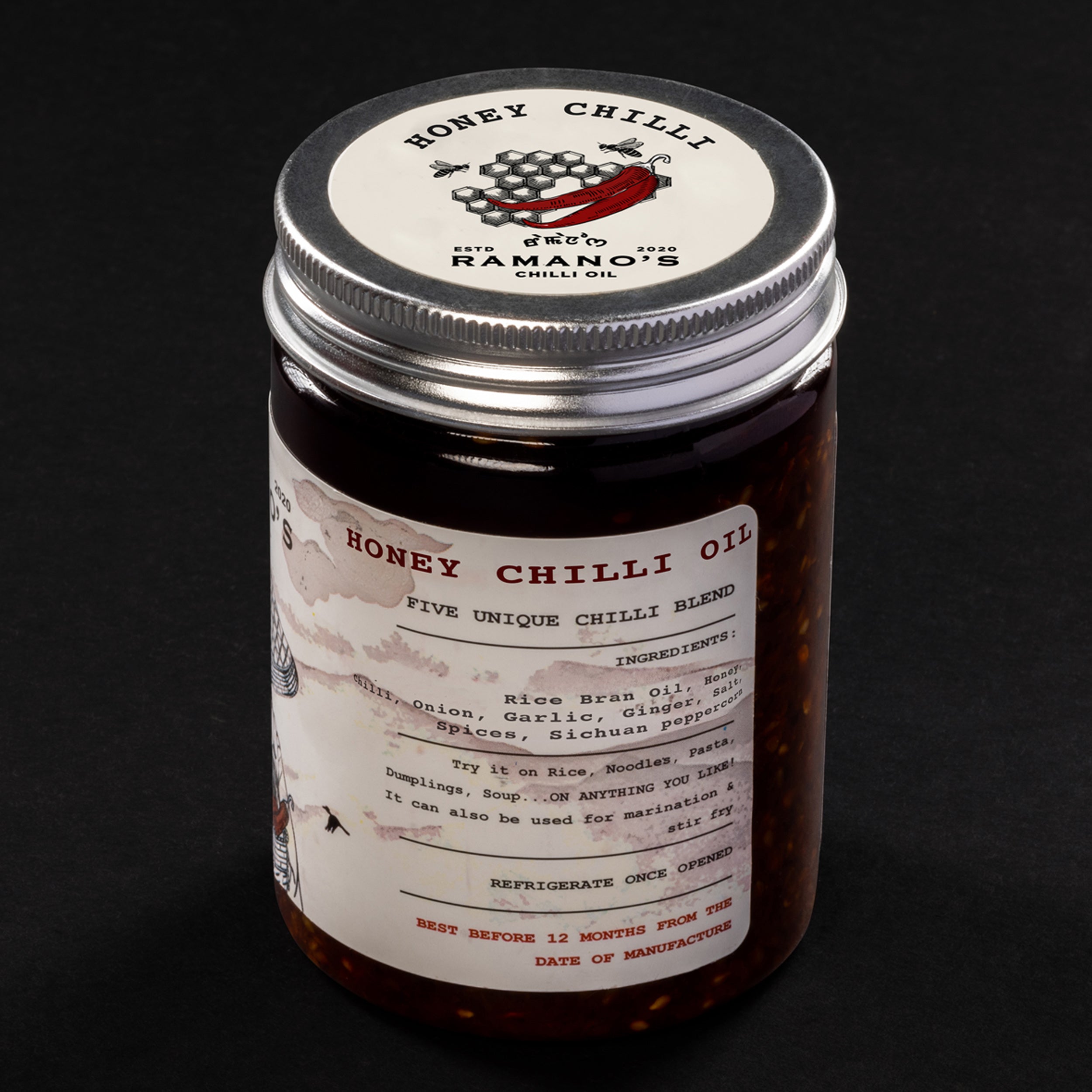 Honey Chilli, 240g (Pure Honey & Chilli Condiment | Sweet & Spicy Drizzle | No MSG | No Soy Sauce) image 8