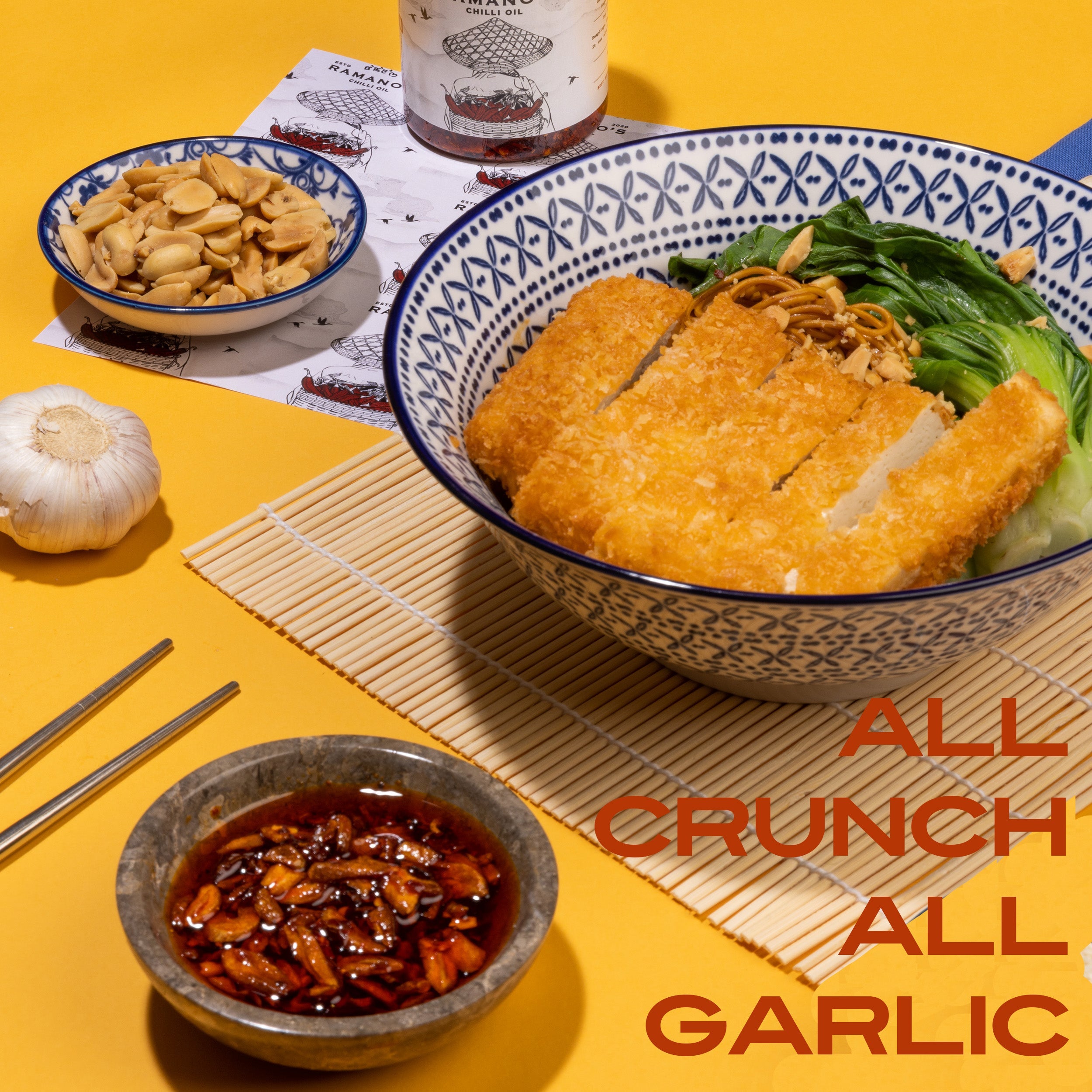 Garlic Crunch Chilli Crisp, 240g (Extra Crispy Garlic & 5 Chilli Blend | Crunchy Chilli Oil Condiment | No MSG | No Soy Sauce) image 5